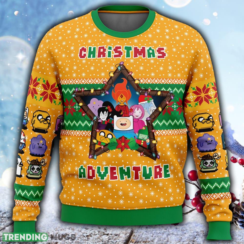 Christmas Adventure Adventure Time Ugly Christmas 3D Sweater For Men And Women Gift Christmas - Christmas Adventure Adventure Time Ugly Christmas Sweater_1 Christmas Adventure Adventure Time Ugly Christmas 3D Sweater For Men And Women Gift Christmas - Christmas Adventure Adventure Time Ugly Christmas Sweater_1