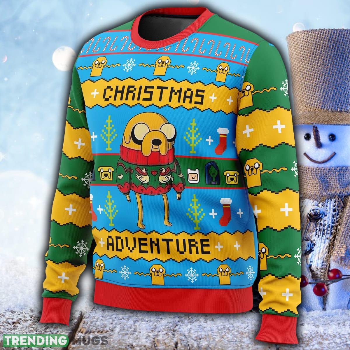 Christmas Adventure Time Ugly Christmas 3D Sweater For Men And Women Gift Christmas 3D Sweater Christmas Adventure Time Ugly Christmas 3D Sweater For Men And Women Gift Christmas 3D Sweater