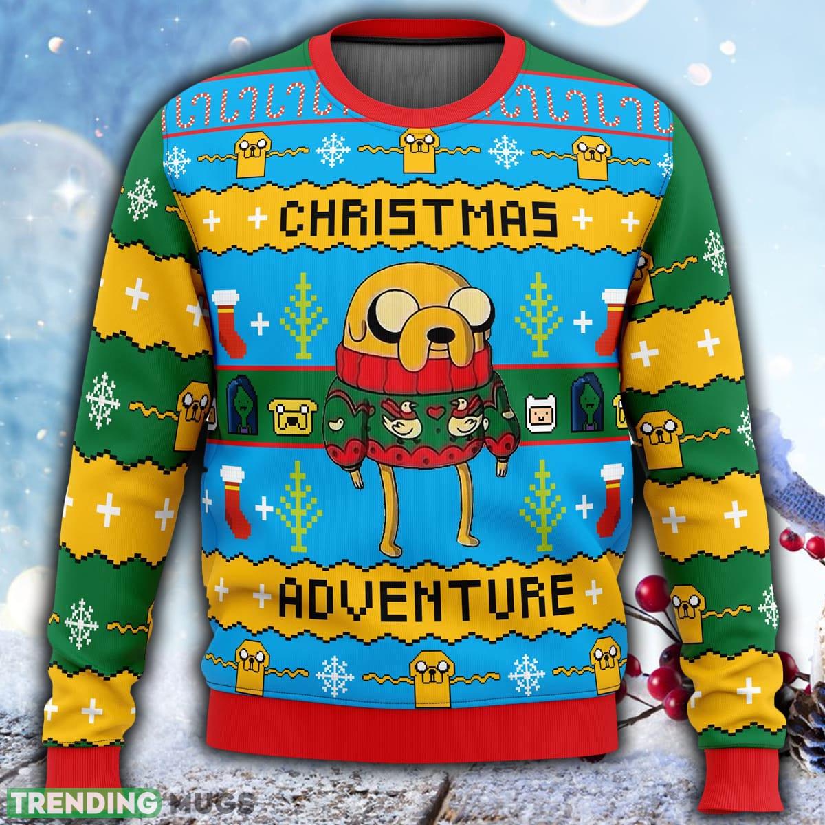 Christmas Adventure Time Ugly Christmas 3D Sweater For Men And Women Gift Christmas - Christmas Adventure Time Ugly Christmas Sweater_1 Christmas Adventure Time Ugly Christmas 3D Sweater For Men And Women Gift Christmas - Christmas Adventure Time Ugly Christmas Sweater_1