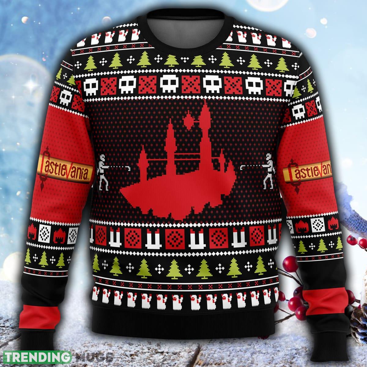 Christmas Castlevania Ugly Christmas 3D Sweater For Men And Women Gift Christmas - Christmas Castlevania Ugly Christmas Sweater Christmas Castlevania Ugly Christmas 3D Sweater For Men And Women Gift Christmas - Christmas Castlevania Ugly Christmas Sweater