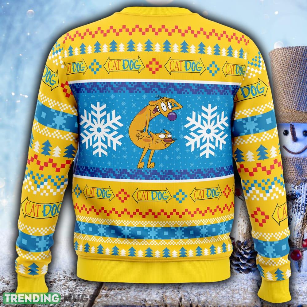Christmas CatDog Nickelodeon Ugly Christmas 3D Sweater For Men And Women Gift Christmas 3D Sweater Christmas CatDog Nickelodeon Ugly Christmas 3D Sweater For Men And Women Gift Christmas 3D Sweater