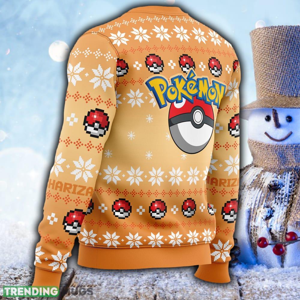 Christmas Charizard Pokemon Ugly Christmas 3D Sweater For Men And Women Gift Christmas 3D Sweater Christmas Charizard Pokemon Ugly Christmas 3D Sweater For Men And Women Gift Christmas 3D Sweater