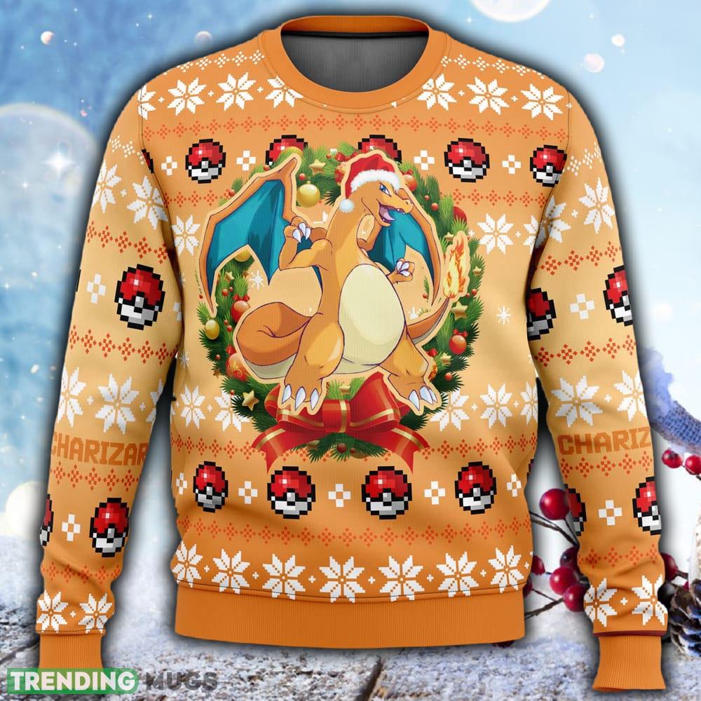 Christmas Charizard Pokemon Ugly Christmas 3D Sweater For Men And Women Gift Christmas - Christmas Charizard Pokemon Ugly Christmas Sweater_1 Christmas Charizard Pokemon Ugly Christmas 3D Sweater For Men And Women Gift Christmas - Christmas Charizard Pokemon Ugly Christmas Sweater_1