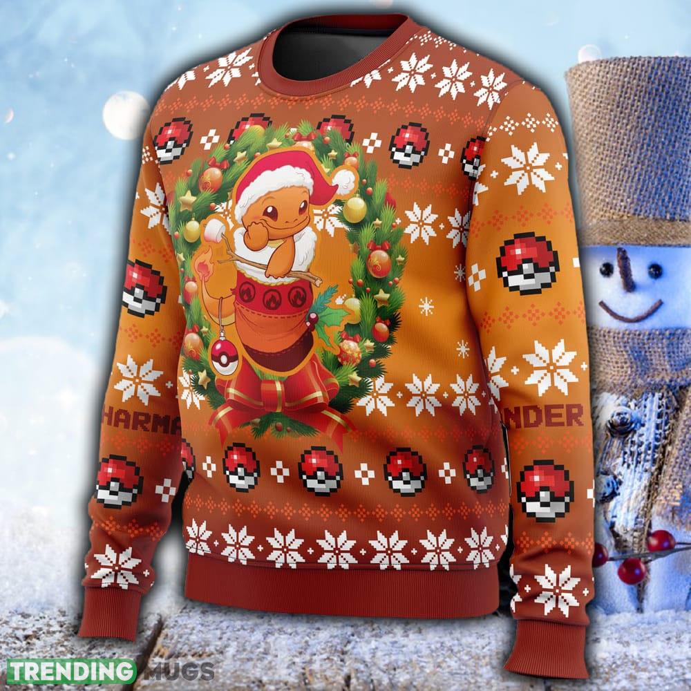 Christmas Charmander Pokemon Ugly Christmas 3D Sweater For Men And Women Gift Christmas 3D Sweater Christmas Charmander Pokemon Ugly Christmas 3D Sweater For Men And Women Gift Christmas 3D Sweater
