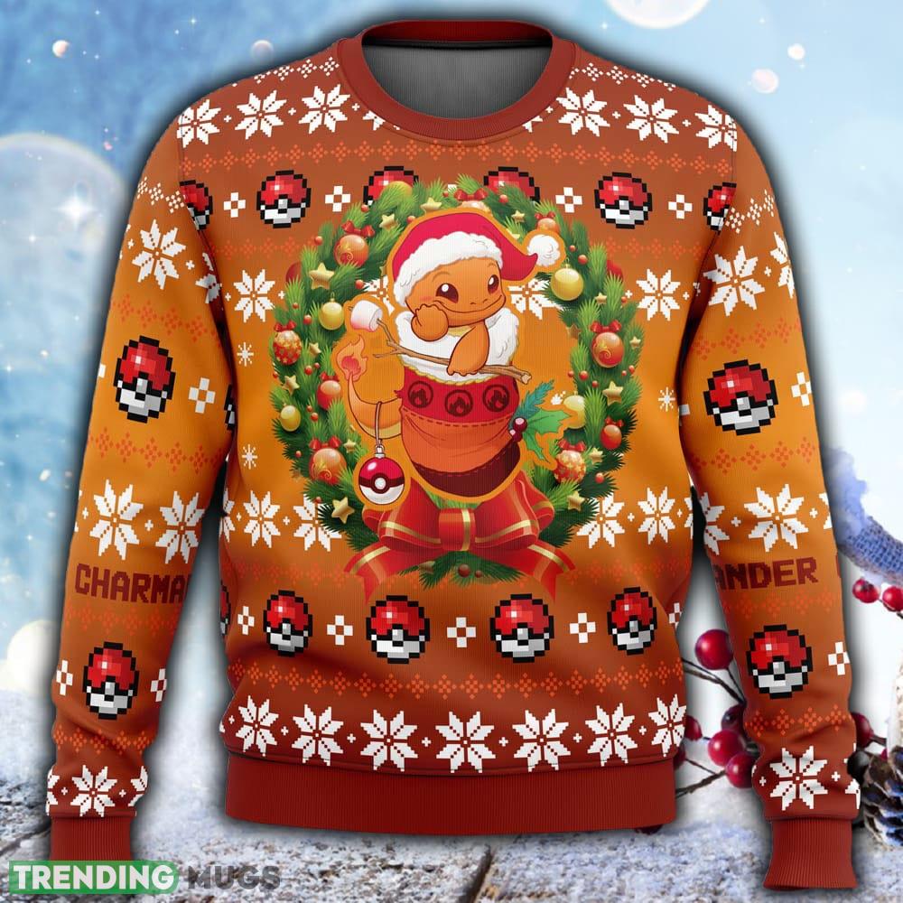 Christmas Charmander Pokemon Ugly Christmas 3D Sweater For Men And Women Gift Christmas - Christmas Charmander Pokemon Ugly Christmas Sweater_1 Christmas Charmander Pokemon Ugly Christmas 3D Sweater For Men And Women Gift Christmas - Christmas Charmander Pokemon Ugly Christmas Sweater_1