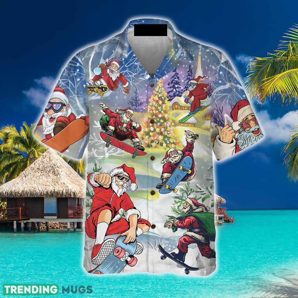 Christmas Come On Skateboard With Santa Hawaiian Shirt Summer Beach Gift For Men And Women Hawaiian Shirt Christmas Come On Skateboard With Santa Hawaiian Shirt Summer Beach Gift For Men And Women Hawaiian Shirt