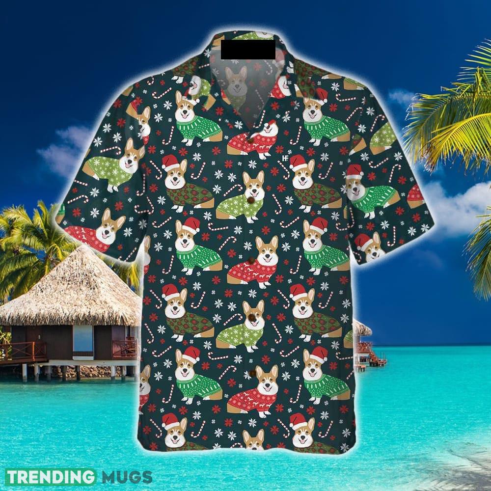 Christmas Corgis Hawaiian Shirt Summer Beach Gift For Men And Women Hawaiian Shirt Christmas Corgis Hawaiian Shirt Summer Beach Gift For Men And Women Hawaiian Shirt