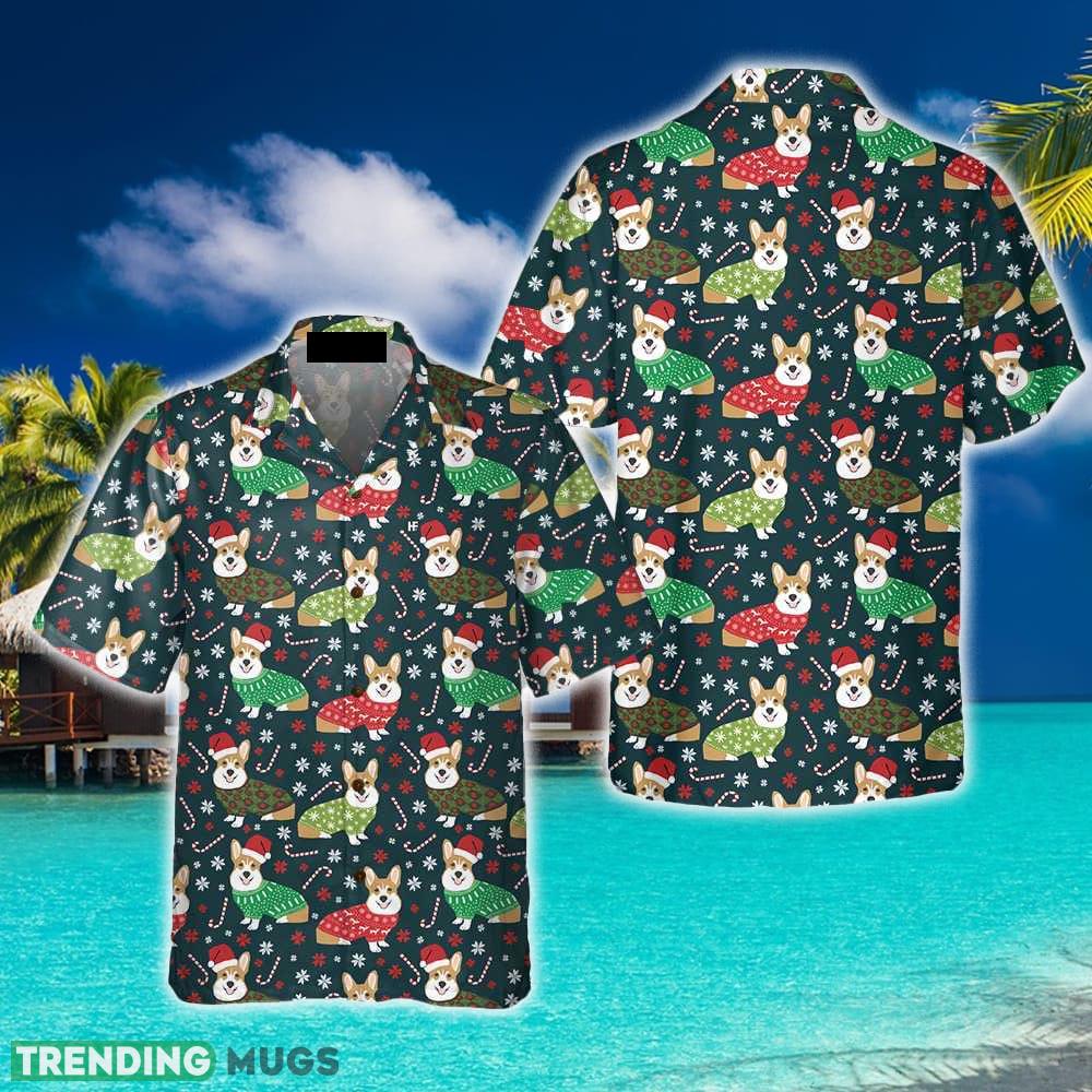 Christmas Corgis Hawaiian Shirt Summer Beach Gift For Men And Women - Christmas Corgis Hawaiian Shirt, Cute Christmas Dog Shirt, Christmas Gift For Dog Lovers_1 Christmas Corgis Hawaiian Shirt Summer Beach Gift For Men And Women - Christmas Corgis Hawaiian Shirt, Cute Christmas Dog Shirt, Christmas Gift For Dog Lovers_1