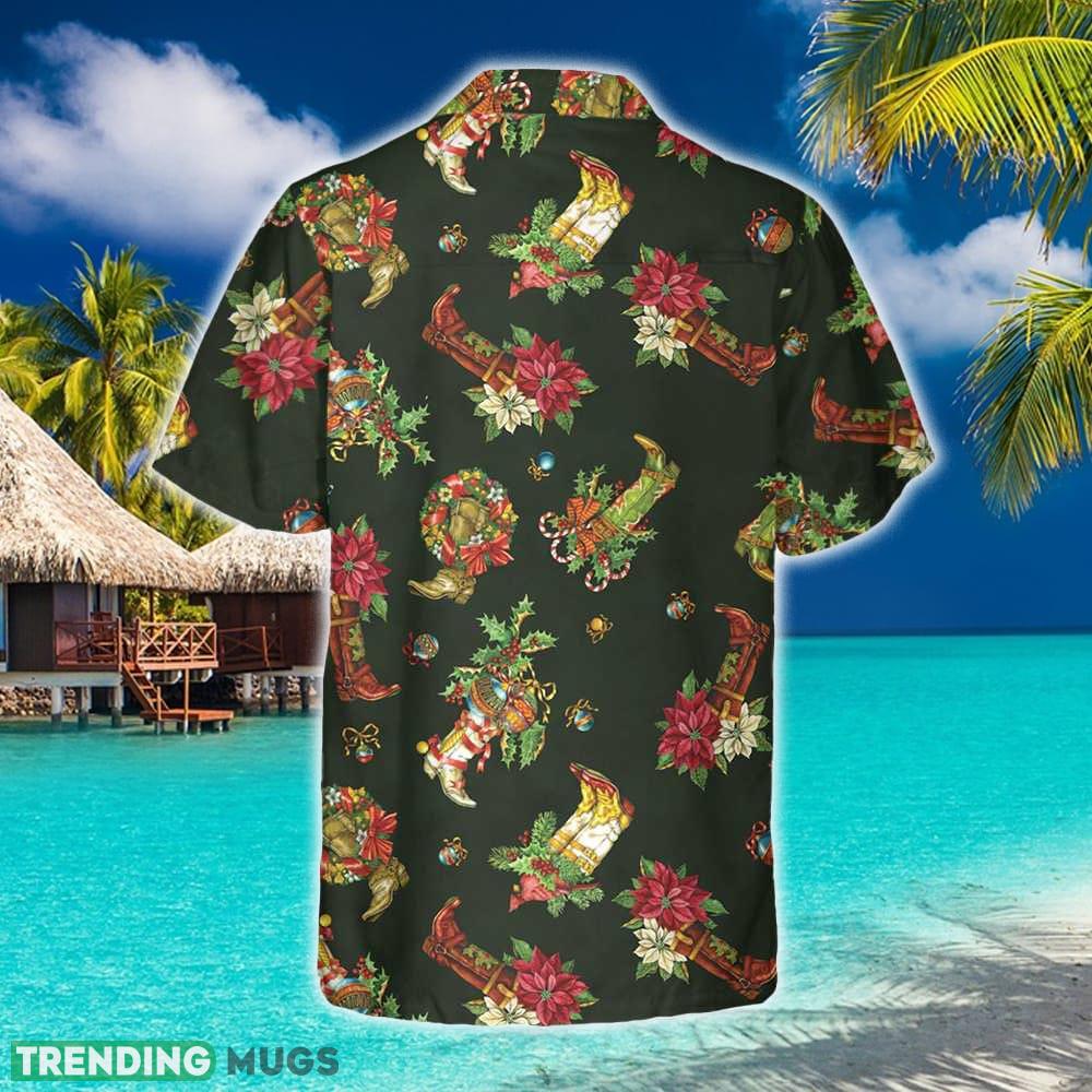 Christmas Cowboy Boots Christmas 3D Hawaiian Shirt Beach Summer For Men And Women Gift Hawaiian Shirt Christmas Cowboy Boots Christmas 3D Hawaiian Shirt Beach Summer For Men And Women Gift Hawaiian Shirt