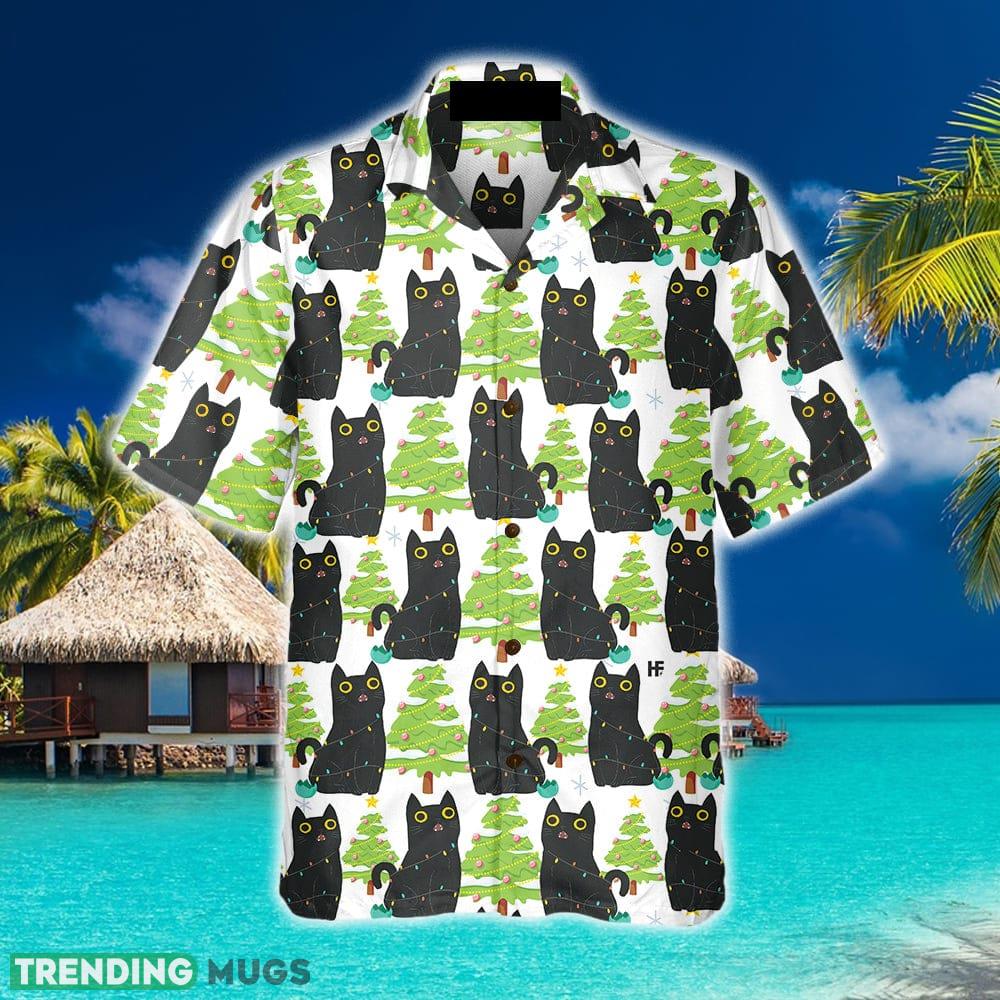 Christmas Funny Black Cat Hawaiian Shirt Summer Beach Gift For Men And Women Hawaiian Shirt Christmas Funny Black Cat Hawaiian Shirt Summer Beach Gift For Men And Women Hawaiian Shirt