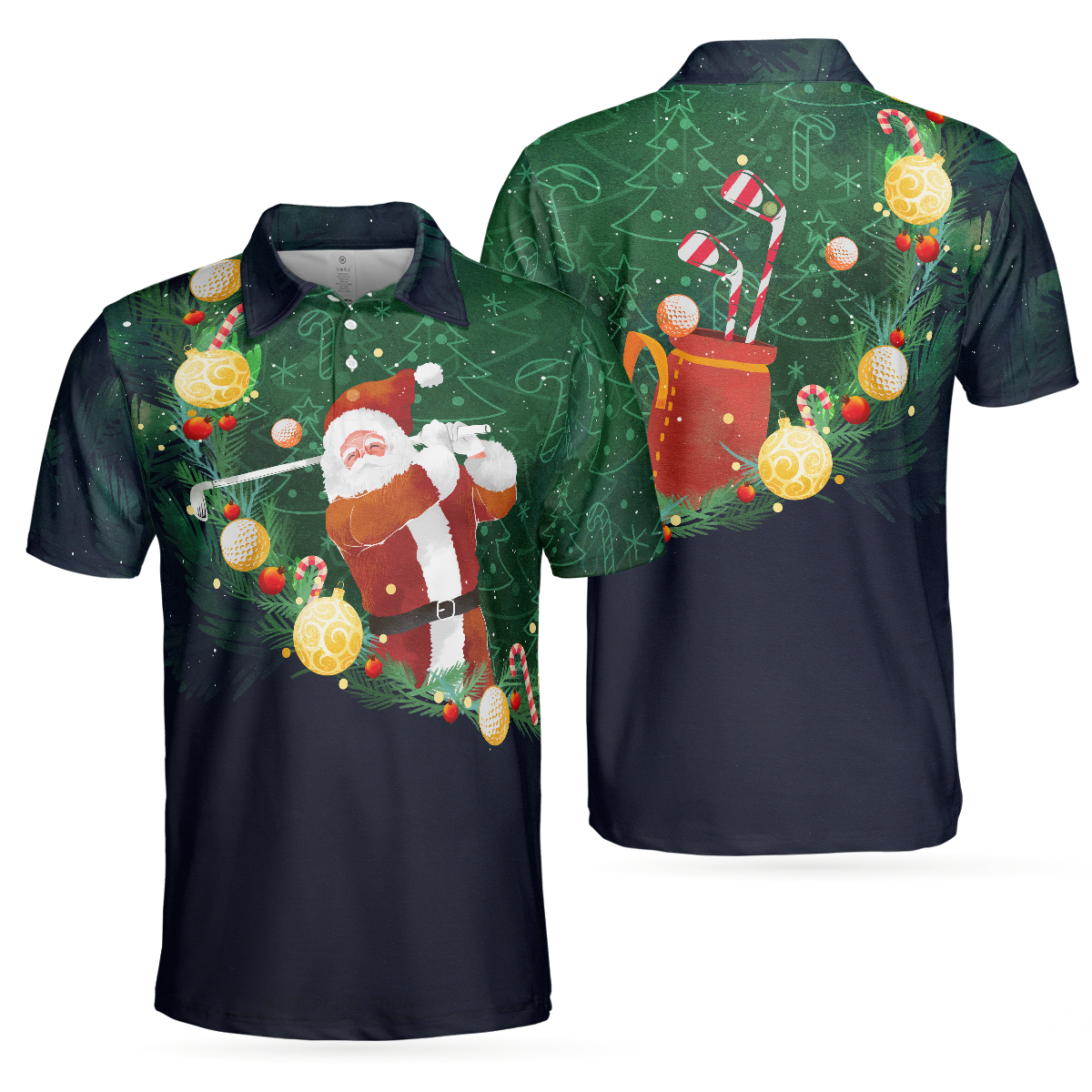Christmas Golfs- Mens Golfs Short Sleeve- Santa Playing Golf Pattern Shirt- Christmas Shirt Idea Gift Polo Shirt - 310723-092359 Christmas Golfs- Mens Golfs Short Sleeve- Santa Playing Golf Pattern Shirt- Christmas Shirt Idea Gift Polo Shirt - 310723-092359
