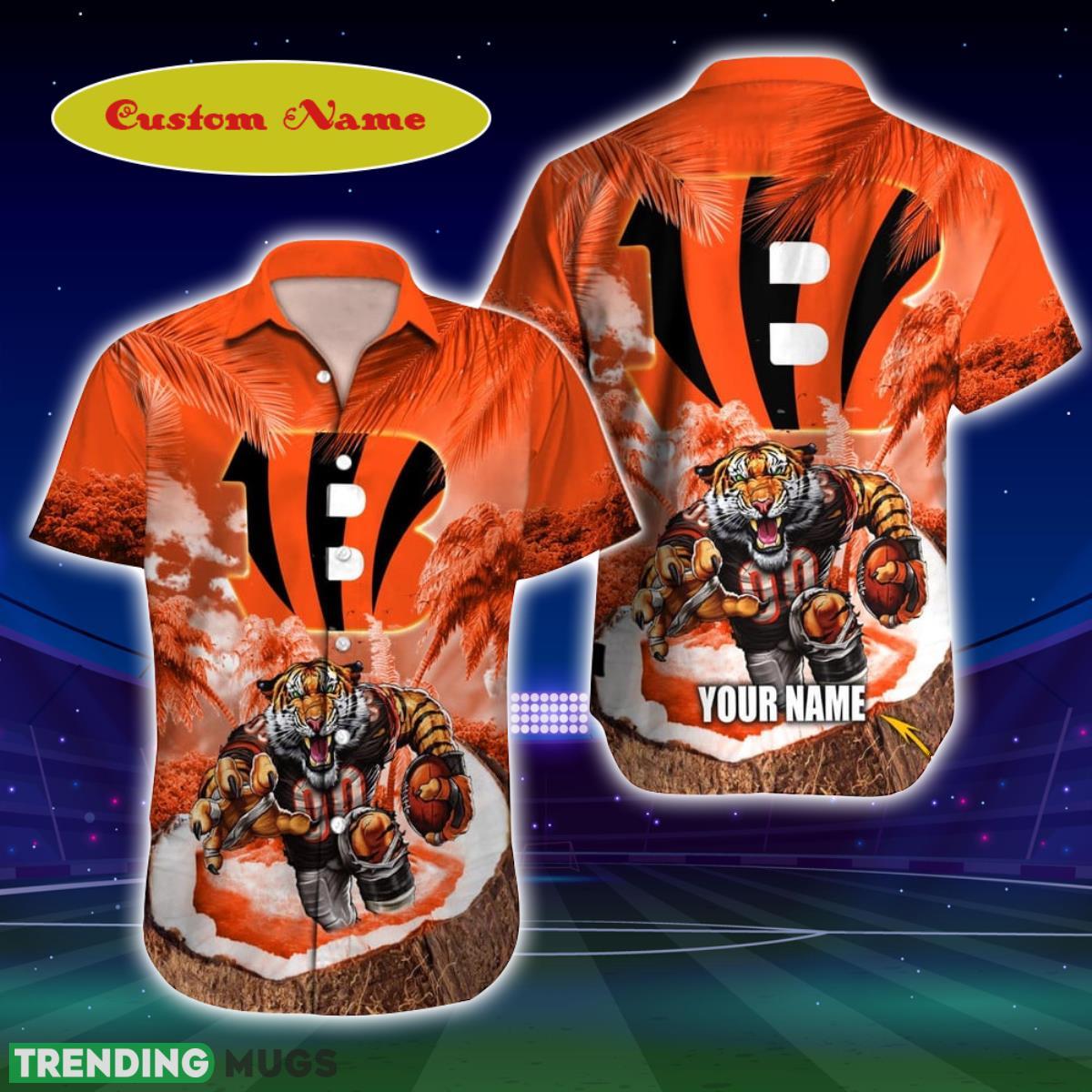 Cincinnati Bengals NFL Football Custom Name Hawaiian Shirt Best Gift For Men And Women Fan Product Photo 1