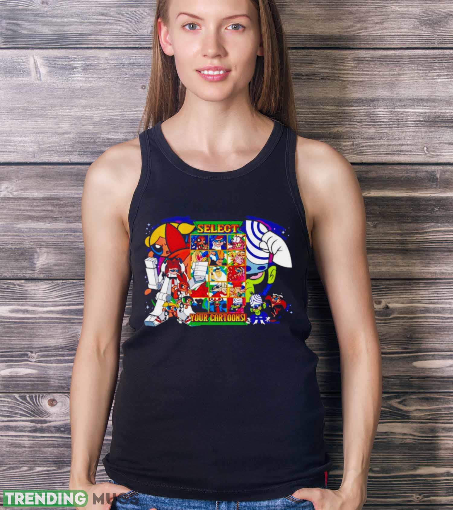 Clash of cartoons shirt Dark Shirt Clash of cartoons shirt Dark Shirt