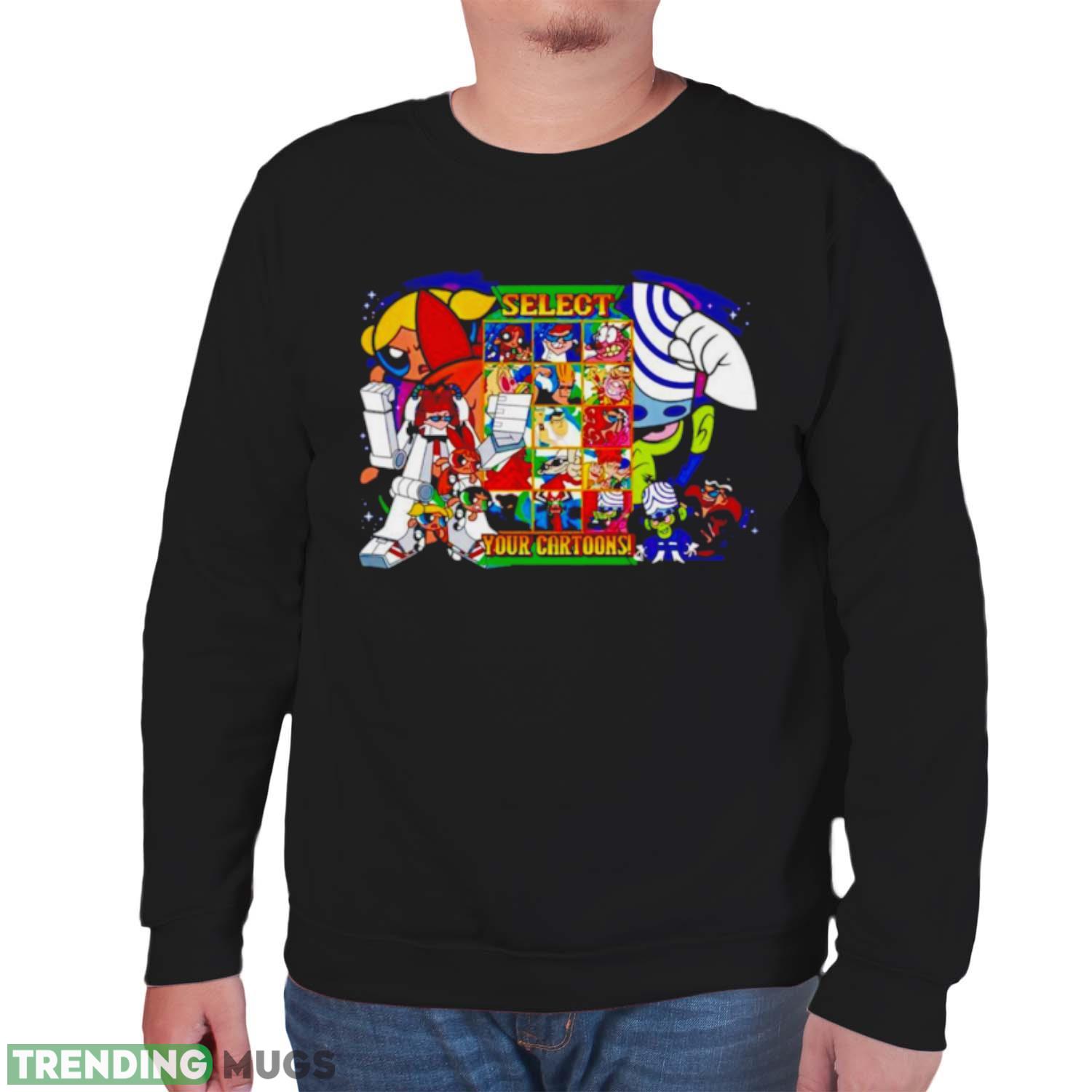 Clash of cartoons shirt Dark Shirt Clash of cartoons shirt Dark Shirt