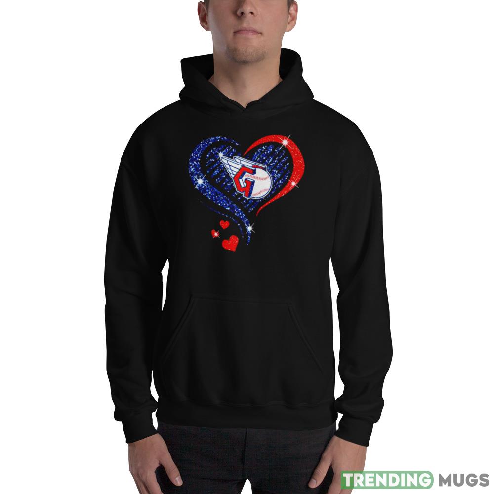 cleveland Guardians baseball logo heart diamond shirt Dark Shirt cleveland Guardians baseball logo heart diamond shirt Dark Shirt