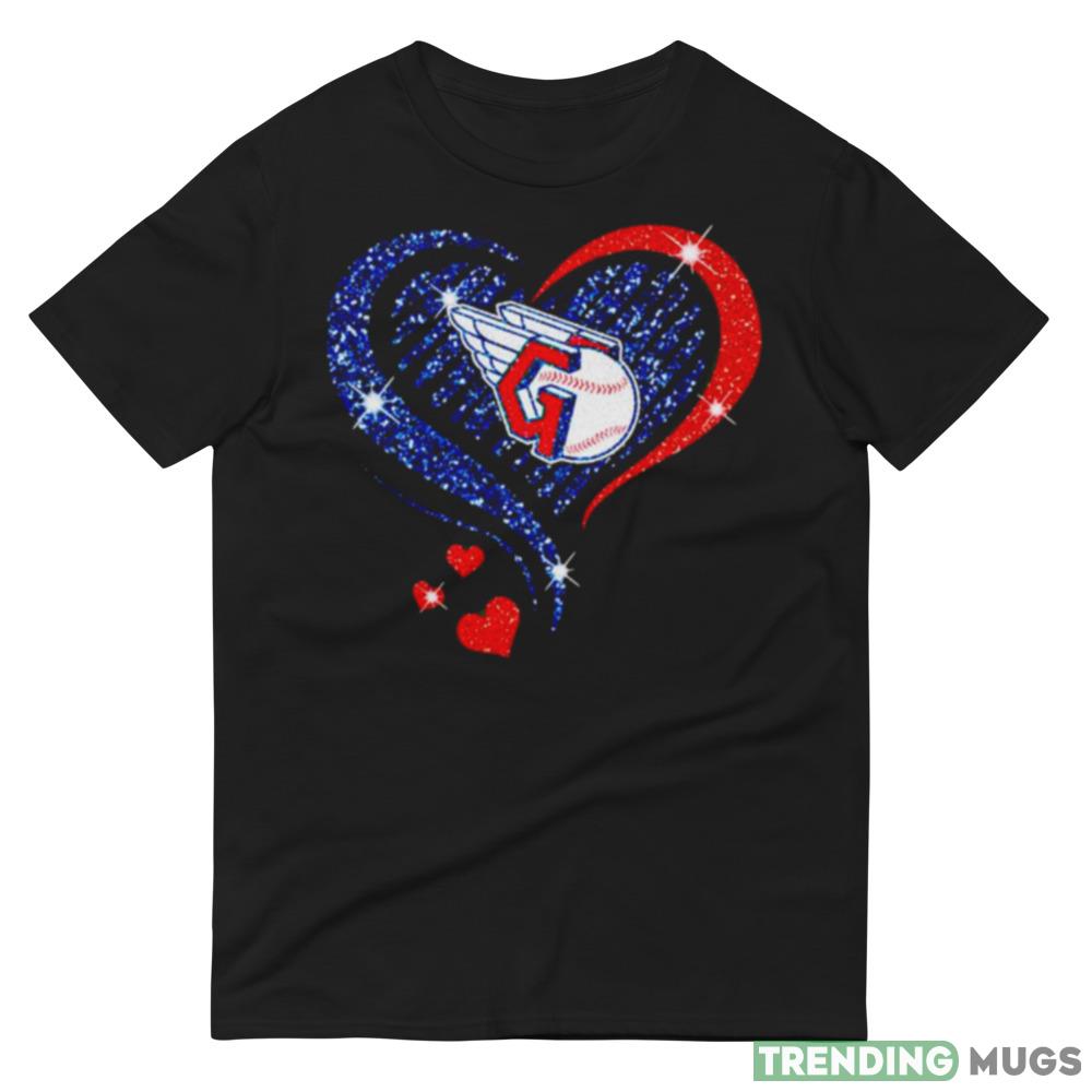 cleveland Guardians baseball logo heart diamond shirt Dark Shirt cleveland Guardians baseball logo heart diamond shirt Dark Shirt