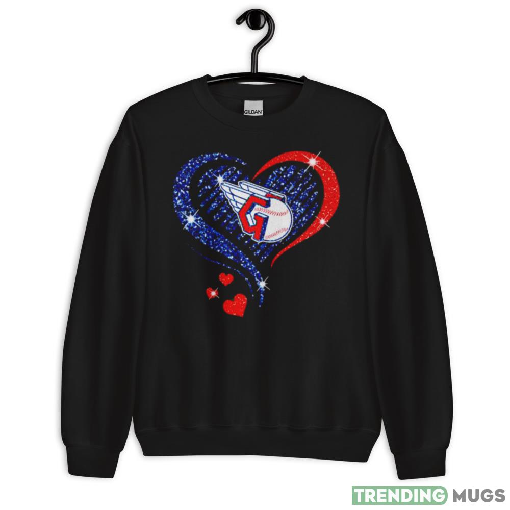cleveland Guardians baseball logo heart diamond shirt - 18000 Unisex Heavy Blend Crewneck Sweatshirt cleveland Guardians baseball logo heart diamond shirt - 18000 Unisex Heavy Blend Crewneck Sweatshirt