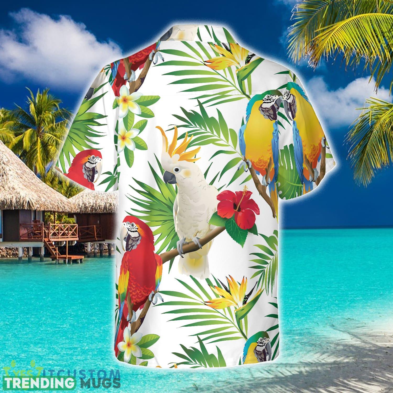 Cockatoo In The Tropical Forest Parrot Shirt Aloha Summer For Men And Women Gift Hawaiian Shirt Cockatoo In The Tropical Forest Parrot Shirt Aloha Summer For Men And Women Gift Hawaiian Shirt