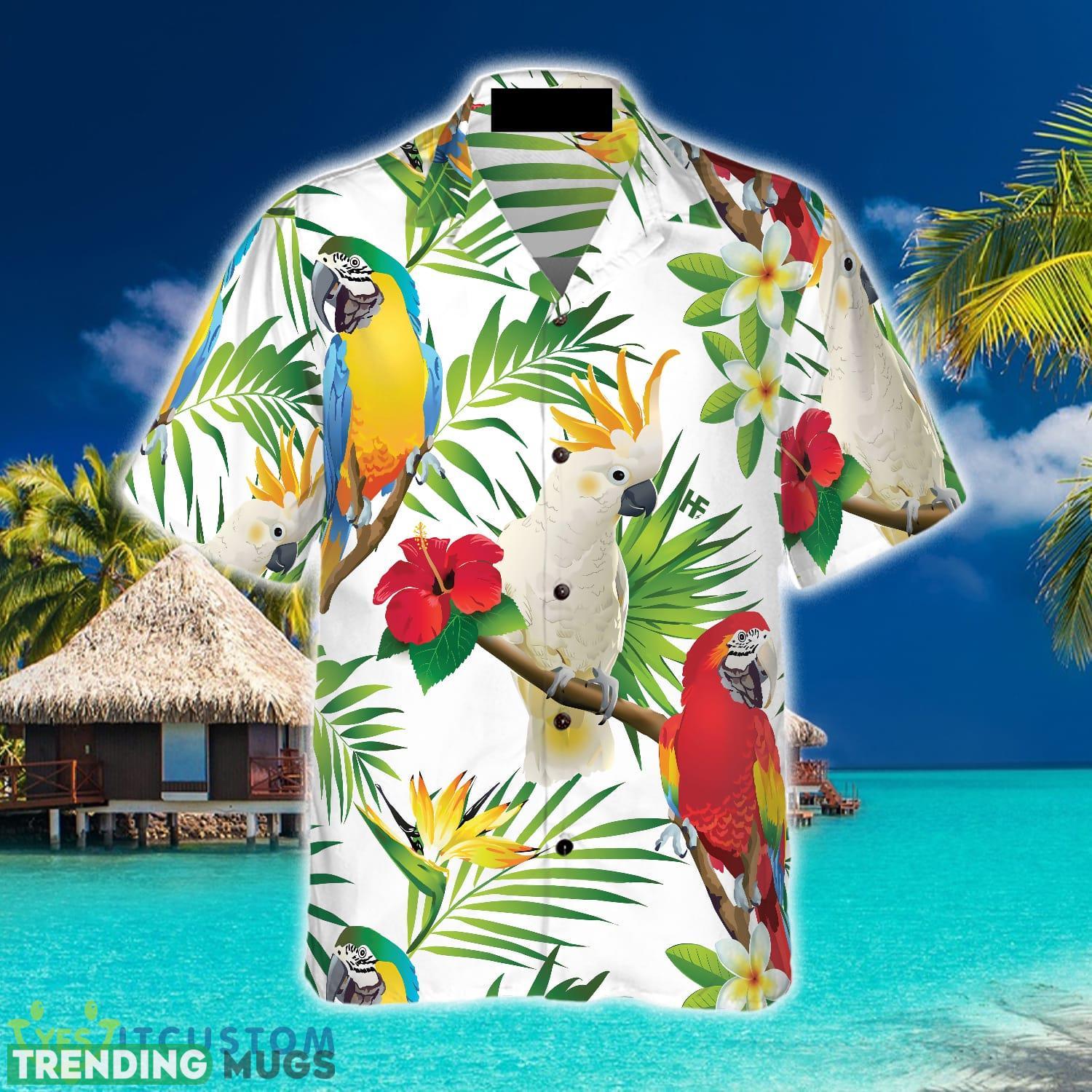 Cockatoo In The Tropical Forest Parrot Shirt Aloha Summer For Men And Women Gift Hawaiian Shirt Cockatoo In The Tropical Forest Parrot Shirt Aloha Summer For Men And Women Gift Hawaiian Shirt