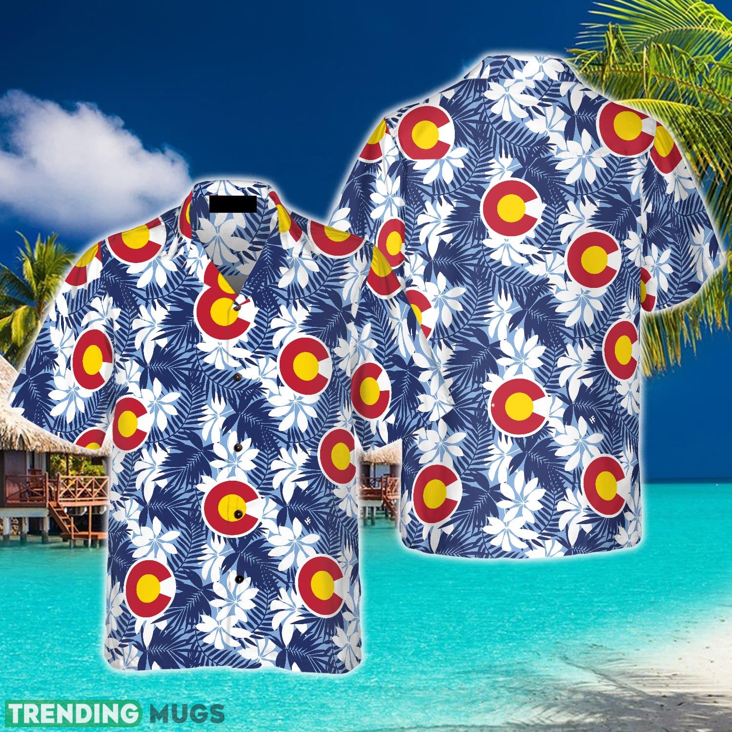 Colorado Flag Seamless Pattern USA Hawaiian Shirt Summer Beach Gift For Men And Women - Colorado Flag Seamless Pattern USA Hawaiian Shirt_1 Colorado Flag Seamless Pattern USA Hawaiian Shirt Summer Beach Gift For Men And Women - Colorado Flag Seamless Pattern USA Hawaiian Shirt_1