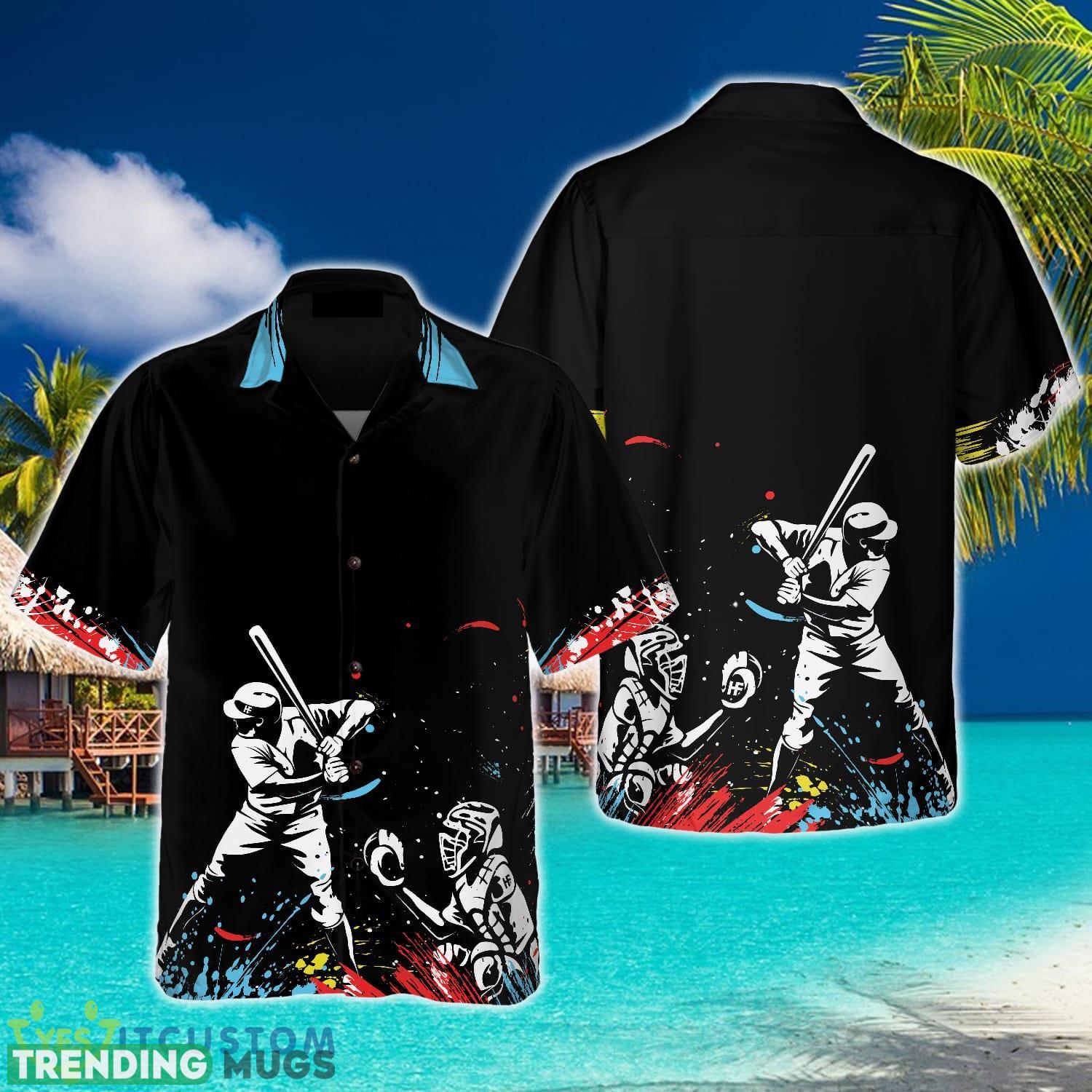 Colorful Baseball Dark Background Hawaiian Shirt Aloha Summer For Men And Women Gift - Colorful Baseball Dark Background Hawaiian Shirt_1 Colorful Baseball Dark Background Hawaiian Shirt Aloha Summer For Men And Women Gift - Colorful Baseball Dark Background Hawaiian Shirt_1