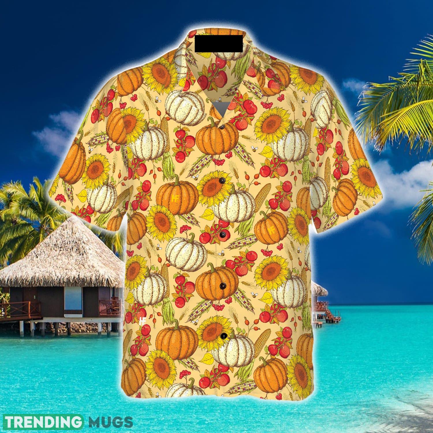 Colorful Hand Drawn Thanksgiving Pattern Hawaiian Shirt Aloha Summer For Men And Women Gift Hawaiian Shirt Colorful Hand Drawn Thanksgiving Pattern Hawaiian Shirt Aloha Summer For Men And Women Gift Hawaiian Shirt