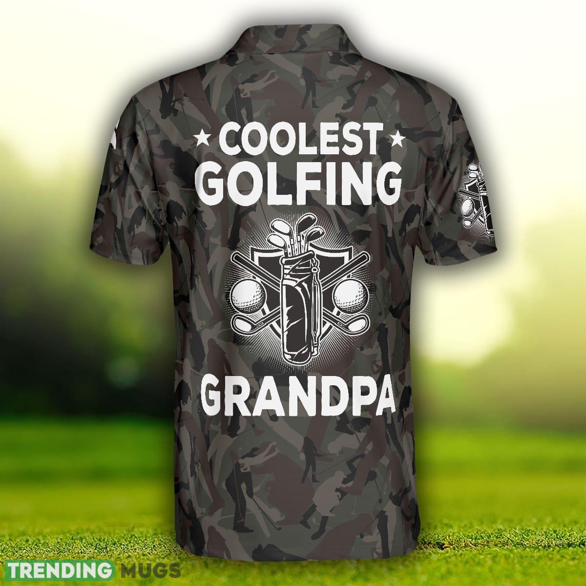 Coolest Golfing Grandpa Camouflage Pattern Golf Polo Shirt For Men And Women Polo Shirt Coolest Golfing Grandpa Camouflage Pattern Golf Polo Shirt For Men And Women Polo Shirt