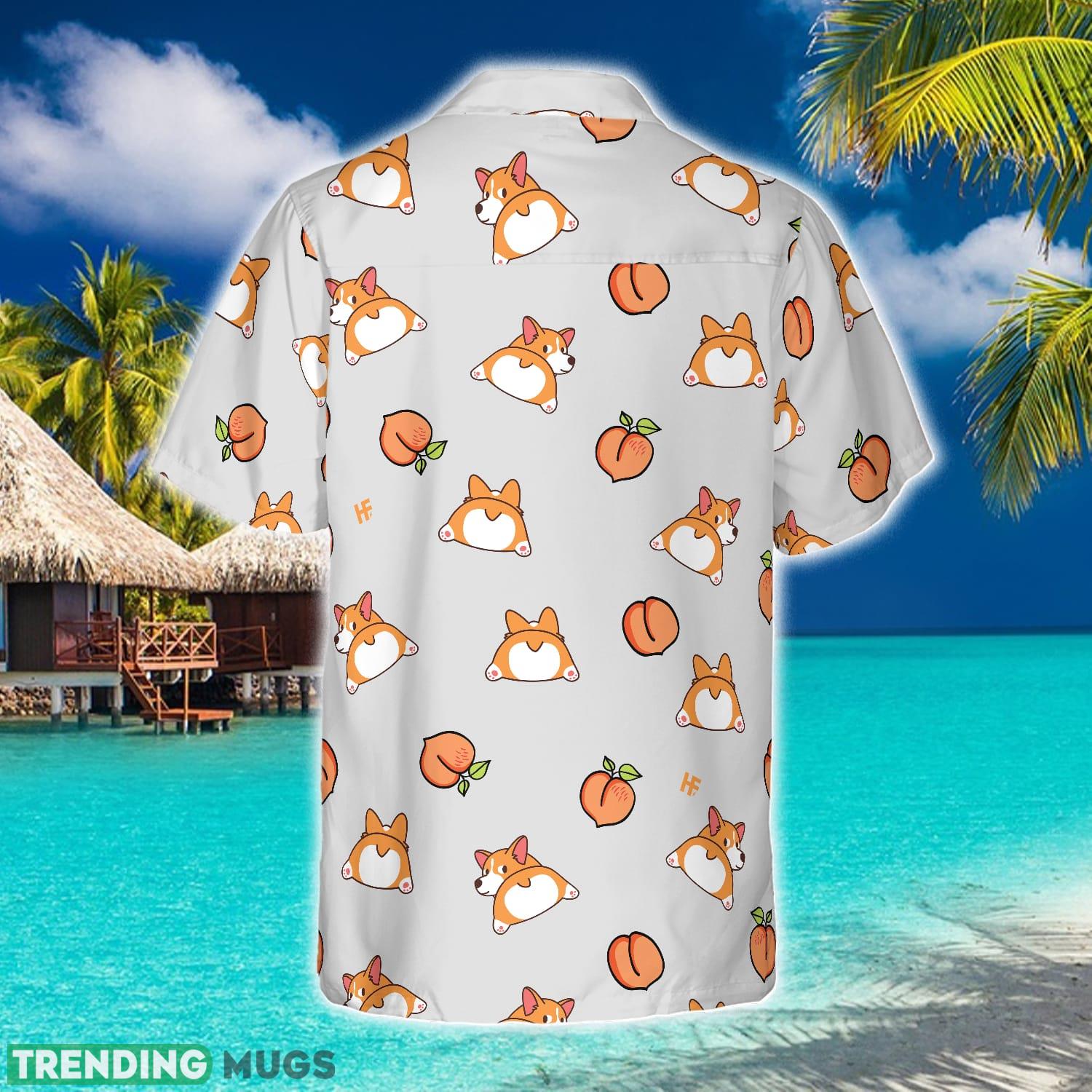 Corgi Butt And Peaches Seamless Hawaiian Shirt Aloha Summer For Men And Women Gift Hawaiian Shirt Corgi Butt And Peaches Seamless Hawaiian Shirt Aloha Summer For Men And Women Gift Hawaiian Shirt