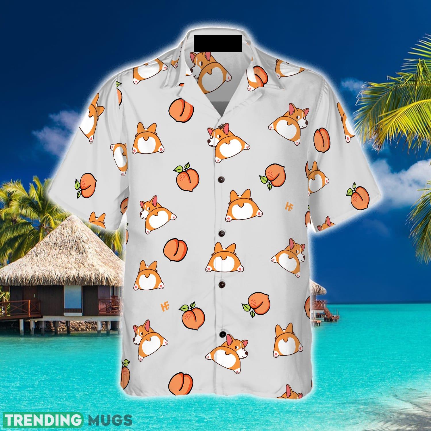 Corgi Butt And Peaches Seamless Hawaiian Shirt Aloha Summer For Men And Women Gift Hawaiian Shirt Corgi Butt And Peaches Seamless Hawaiian Shirt Aloha Summer For Men And Women Gift Hawaiian Shirt