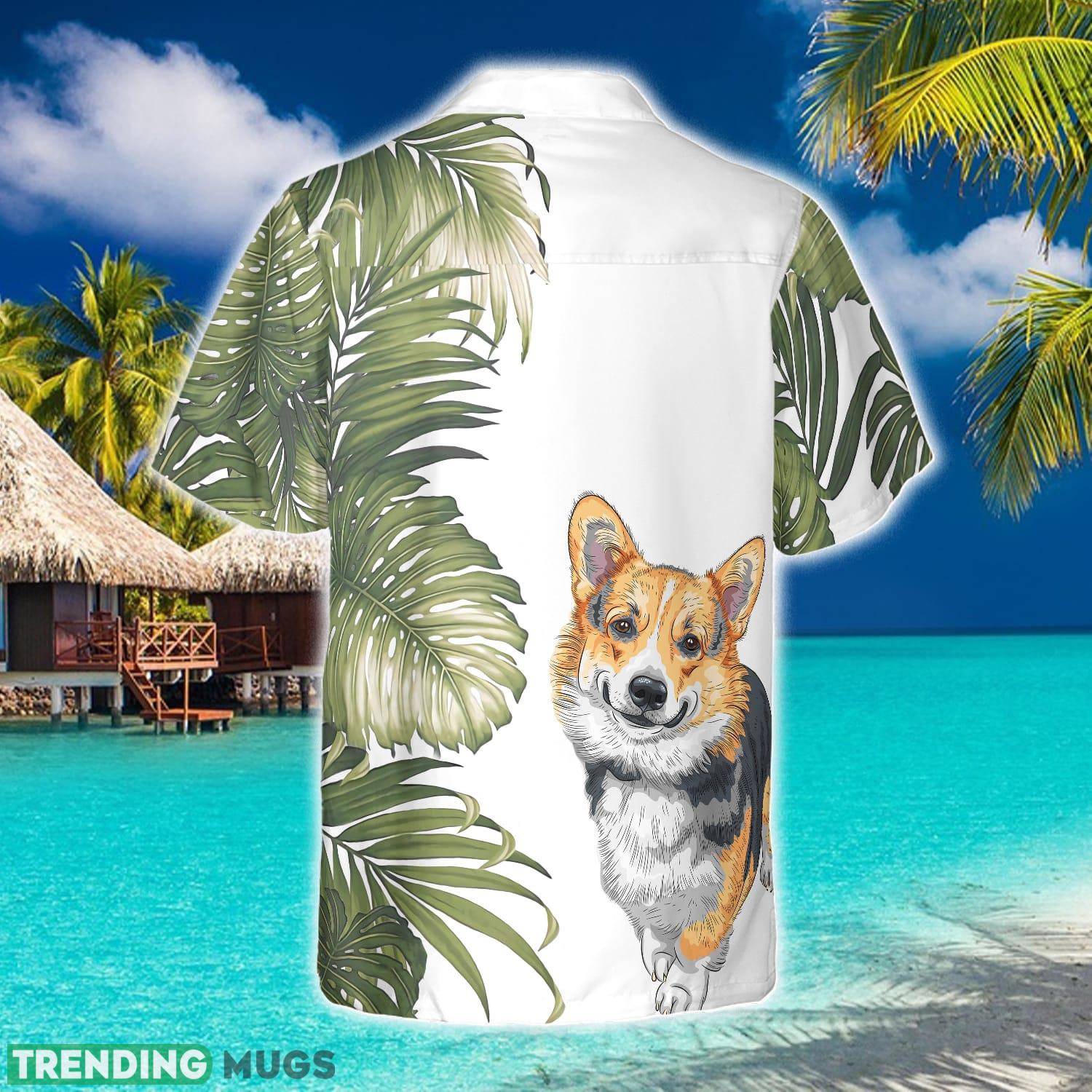Corgi Monstera Leaves Corgi 3D Hawaiian Shirt Beach Summer For Men And Women Gift Hawaiian Shirt Corgi Monstera Leaves Corgi 3D Hawaiian Shirt Beach Summer For Men And Women Gift Hawaiian Shirt