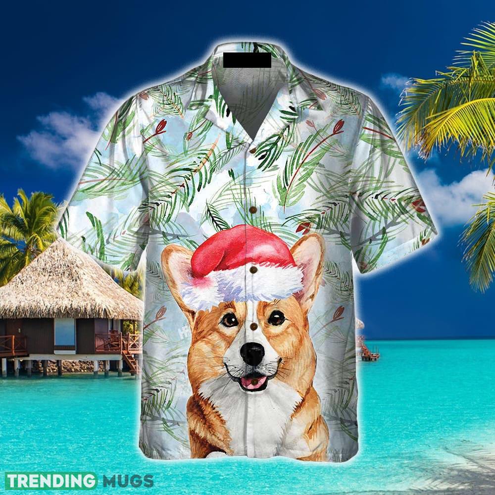 Corgi With Christmas Fir Branches Pattern Hawaiian Shirt Aloha Summer For Men And Women Gift Hawaiian Shirt Corgi With Christmas Fir Branches Pattern Hawaiian Shirt Aloha Summer For Men And Women Gift Hawaiian Shirt