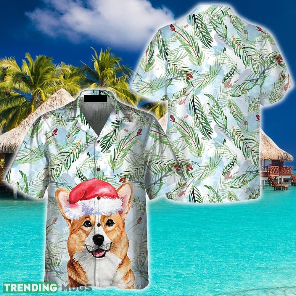 Corgi With Christmas Fir Branches Pattern Hawaiian Shirt Aloha Summer For Men And Women Gift - Corgi With Christmas Fir Branches Pattern Hawaiian Shirt, Corgi Christmas Shirt, Best Christmas Gift Idea_1 Corgi With Christmas Fir Branches Pattern Hawaiian Shirt Aloha Summer For Men And Women Gift - Corgi With Christmas Fir Branches Pattern Hawaiian Shirt, Corgi Christmas Shirt, Best Christmas Gift Idea_1