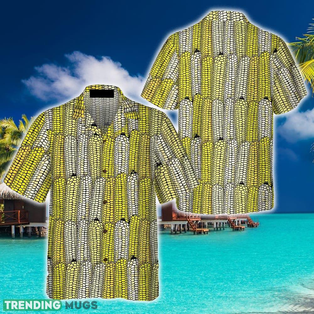 Corn Cob Plant Seamless Pattern Hawaiian Shirt Summer Beach Gift For Men And Women - Corn Cob Plant Seamless Pattern Hawaiian Shirt, Corn Shirt Button Up, Hawaiian Shirt With Corn_1 Corn Cob Plant Seamless Pattern Hawaiian Shirt Summer Beach Gift For Men And Women - Corn Cob Plant Seamless Pattern Hawaiian Shirt, Corn Shirt Button Up, Hawaiian Shirt With Corn_1