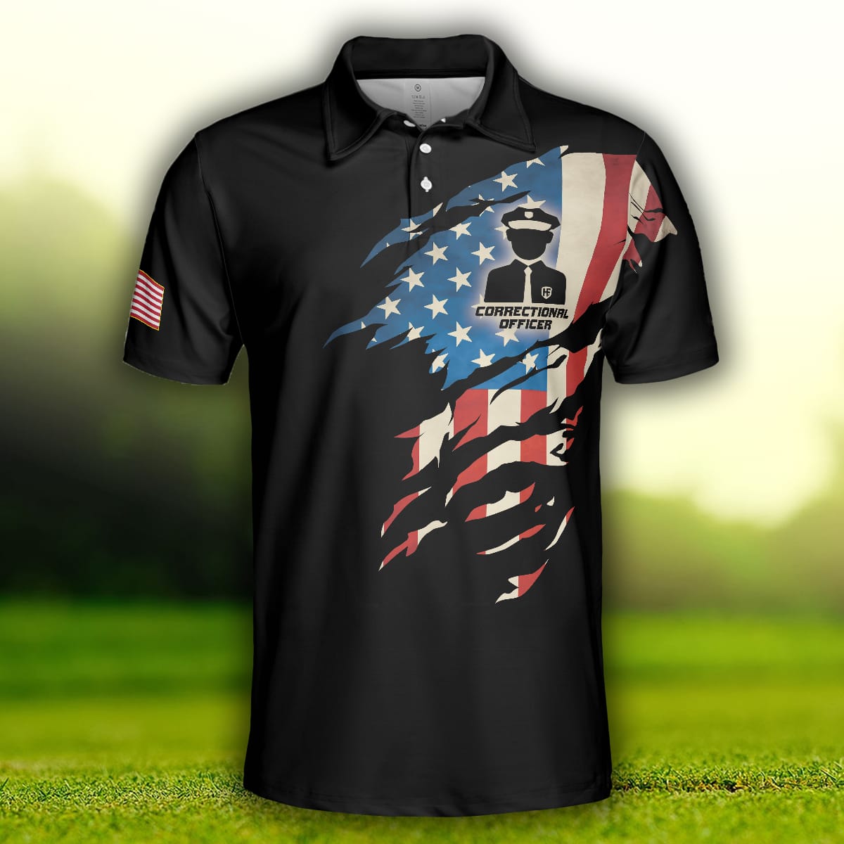 Correctional Officer My Craft Allows Me To Discipline Anything Skull, Ripped American Flag, Officer Shirt Polo Shirt Polo Shirt Correctional Officer My Craft Allows Me To Discipline Anything Skull, Ripped American Flag, Officer Shirt Polo Shirt Polo Shirt
