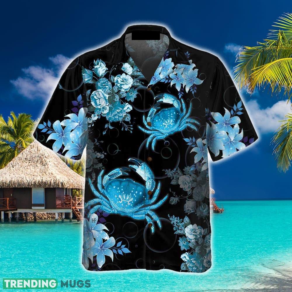 Crab In Blue 3D Hawaiian Shirt Beach Summer For Men And Women Gift Hawaiian Shirt Crab In Blue 3D Hawaiian Shirt Beach Summer For Men And Women Gift Hawaiian Shirt