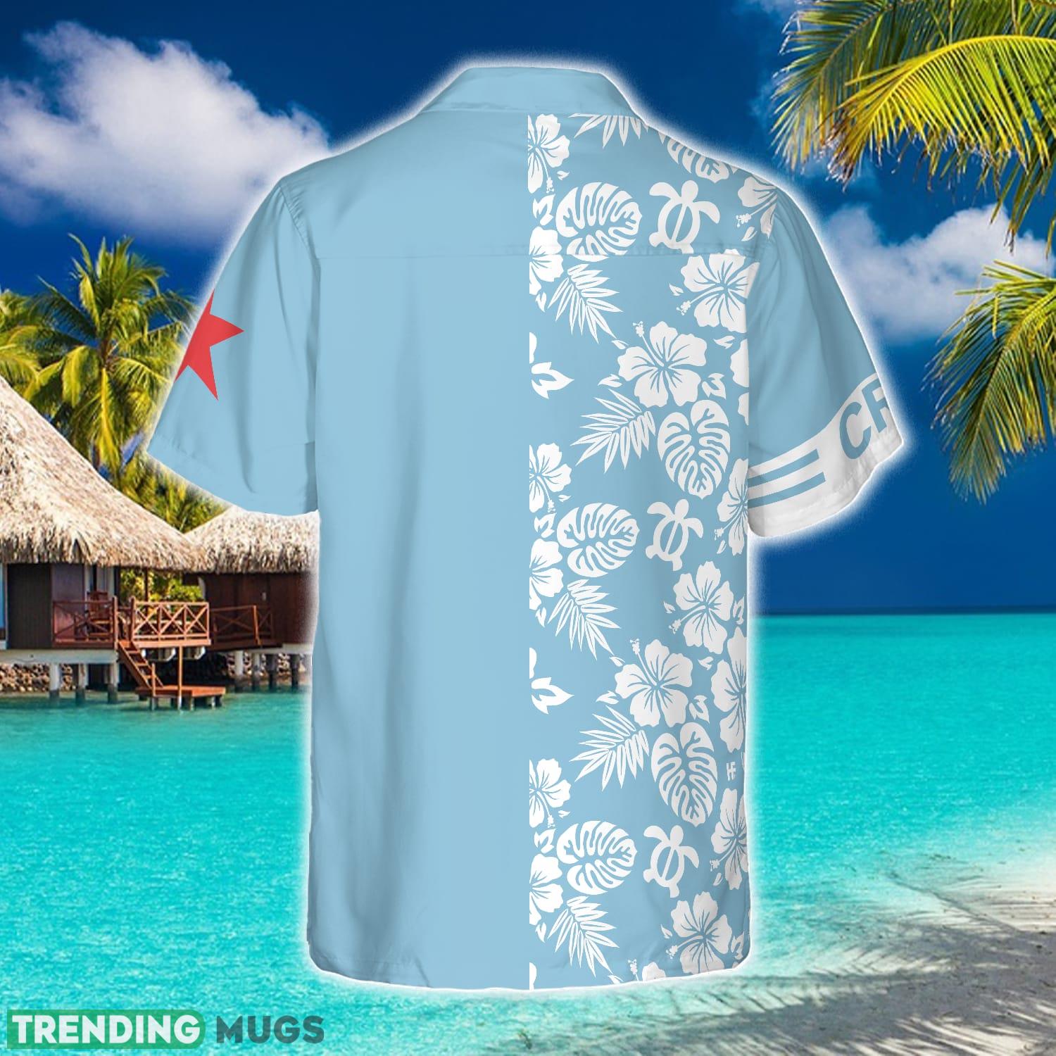 CRF Chicago Flag Tropical Flowers Pattern Hawaiian Shirt Summer Beach Gift For Men And Women Hawaiian Shirt CRF Chicago Flag Tropical Flowers Pattern Hawaiian Shirt Summer Beach Gift For Men And Women Hawaiian Shirt