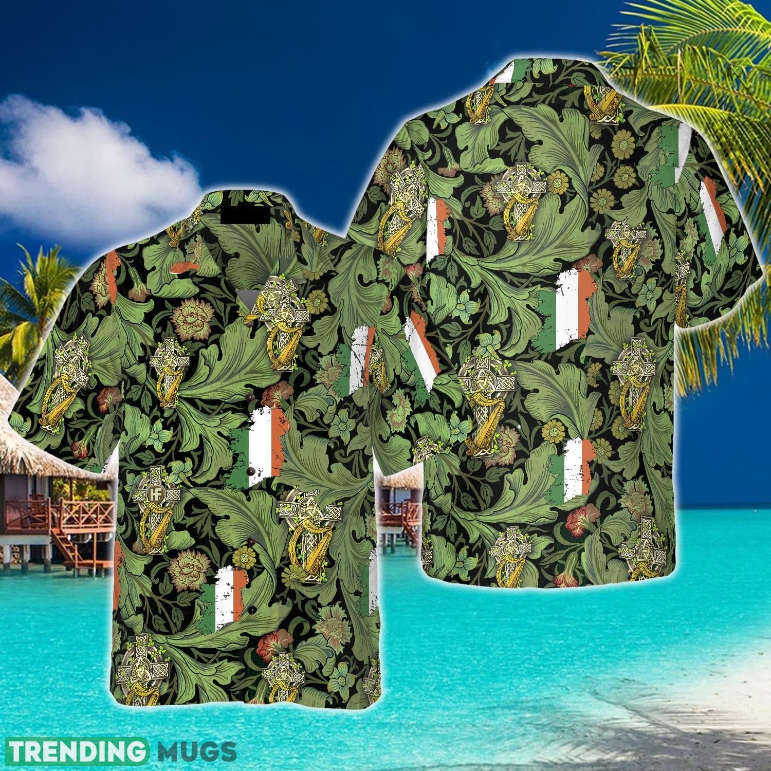 Cross Celtic Harp Ireland Proud Hawaiian Shirt Aloha Summer For Men And Women Gift - Cross Celtic Harp Ireland Proud Hawaiian Shirt_1 Cross Celtic Harp Ireland Proud Hawaiian Shirt Aloha Summer For Men And Women Gift - Cross Celtic Harp Ireland Proud Hawaiian Shirt_1