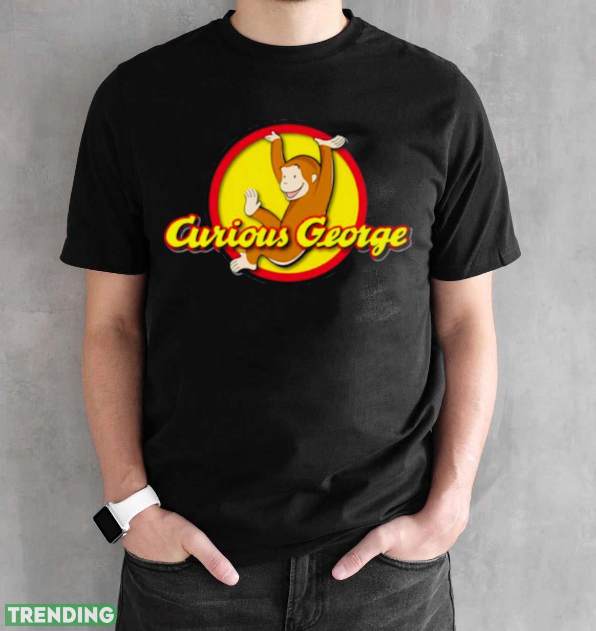Curious George Playfully Swinging Circle Logo Essential shirt Dark Shirt Curious George Playfully Swinging Circle Logo Essential shirt Dark Shirt