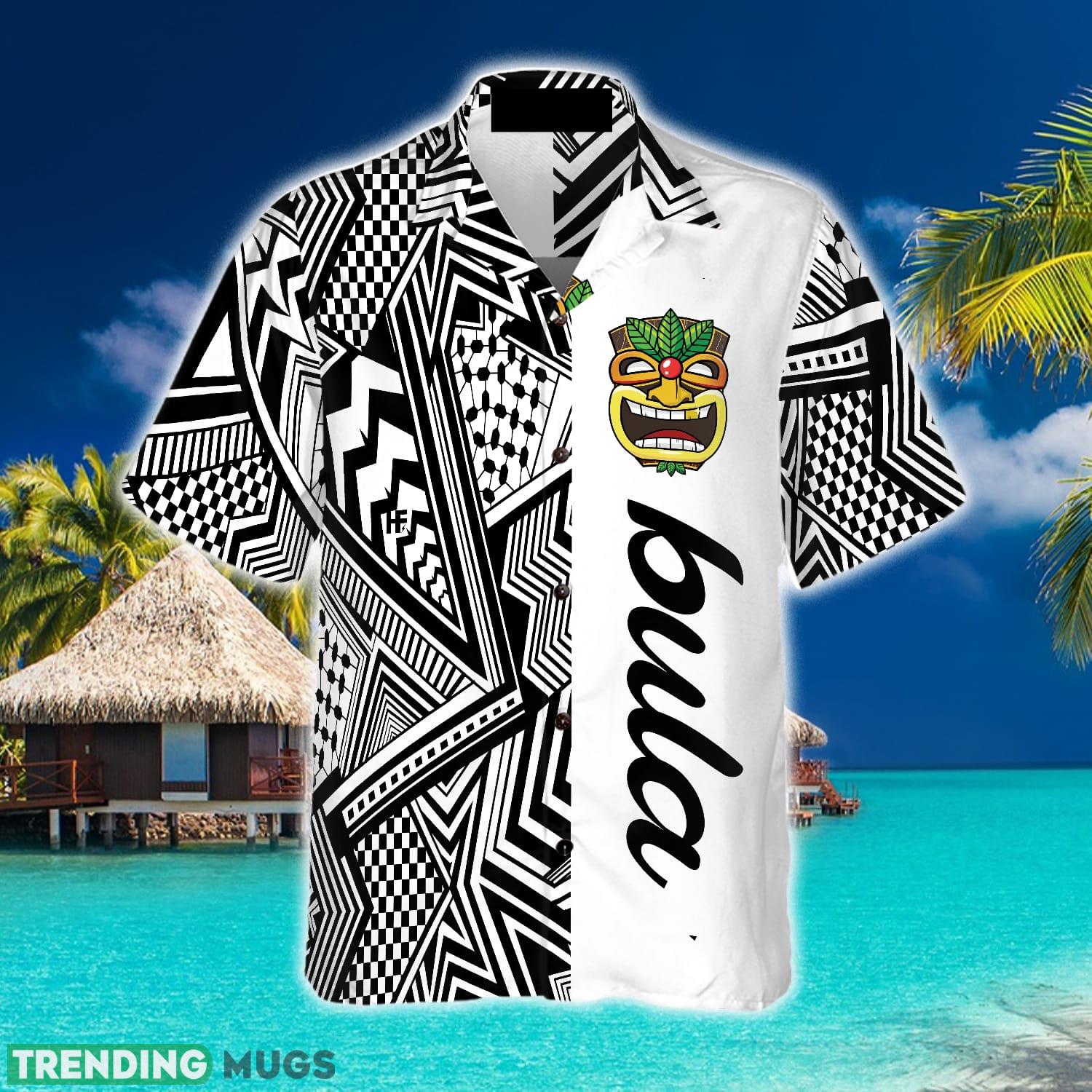 Customized Black and White Modern Pattern Bula 3D Hawaiian Shirt Beach Summer For Men And Women Gift Hawaiian Shirt Customized Black and White Modern Pattern Bula 3D Hawaiian Shirt Beach Summer For Men And Women Gift Hawaiian Shirt
