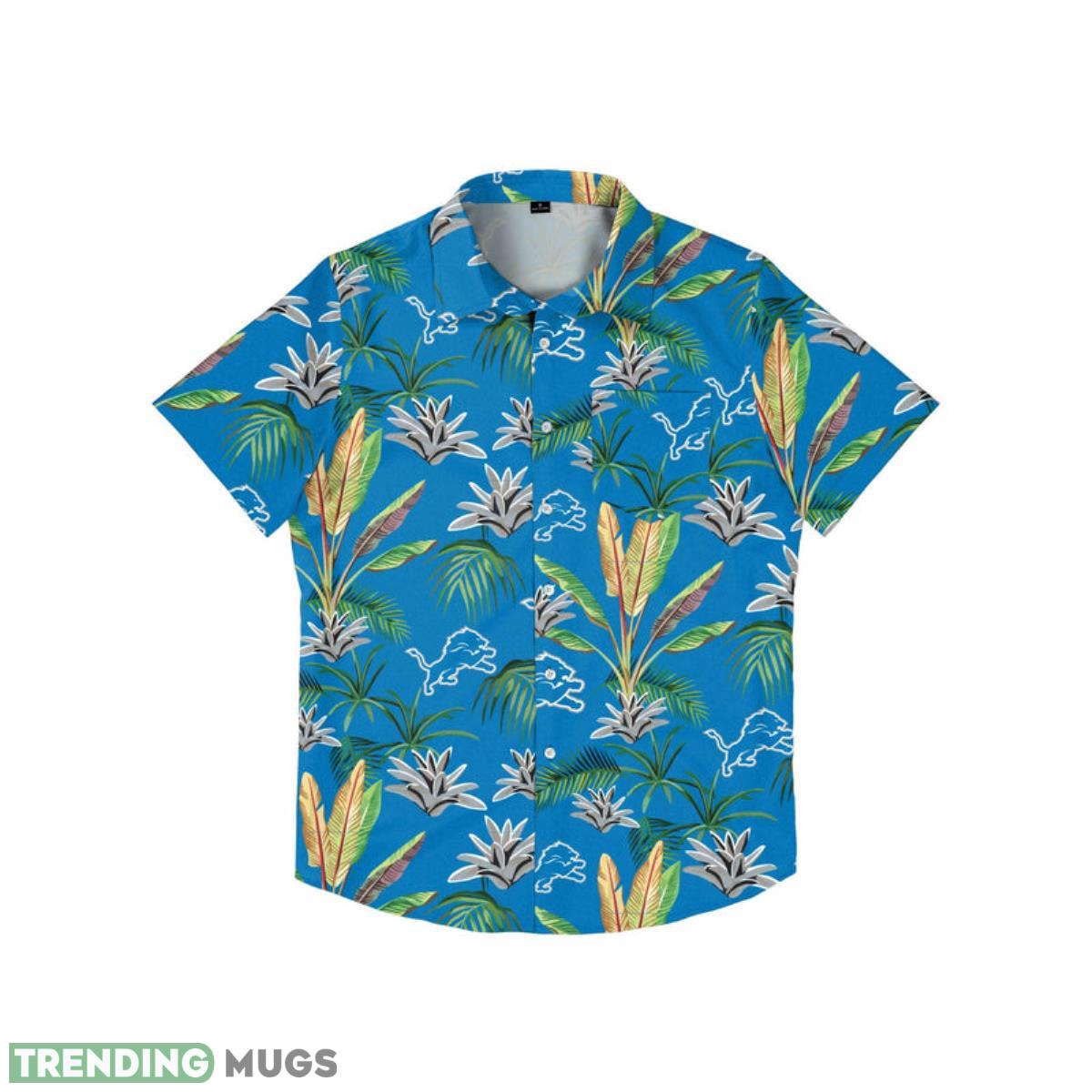 Detroit Lions NFL Victory Vacay Button Up Shirt Product Photo 1