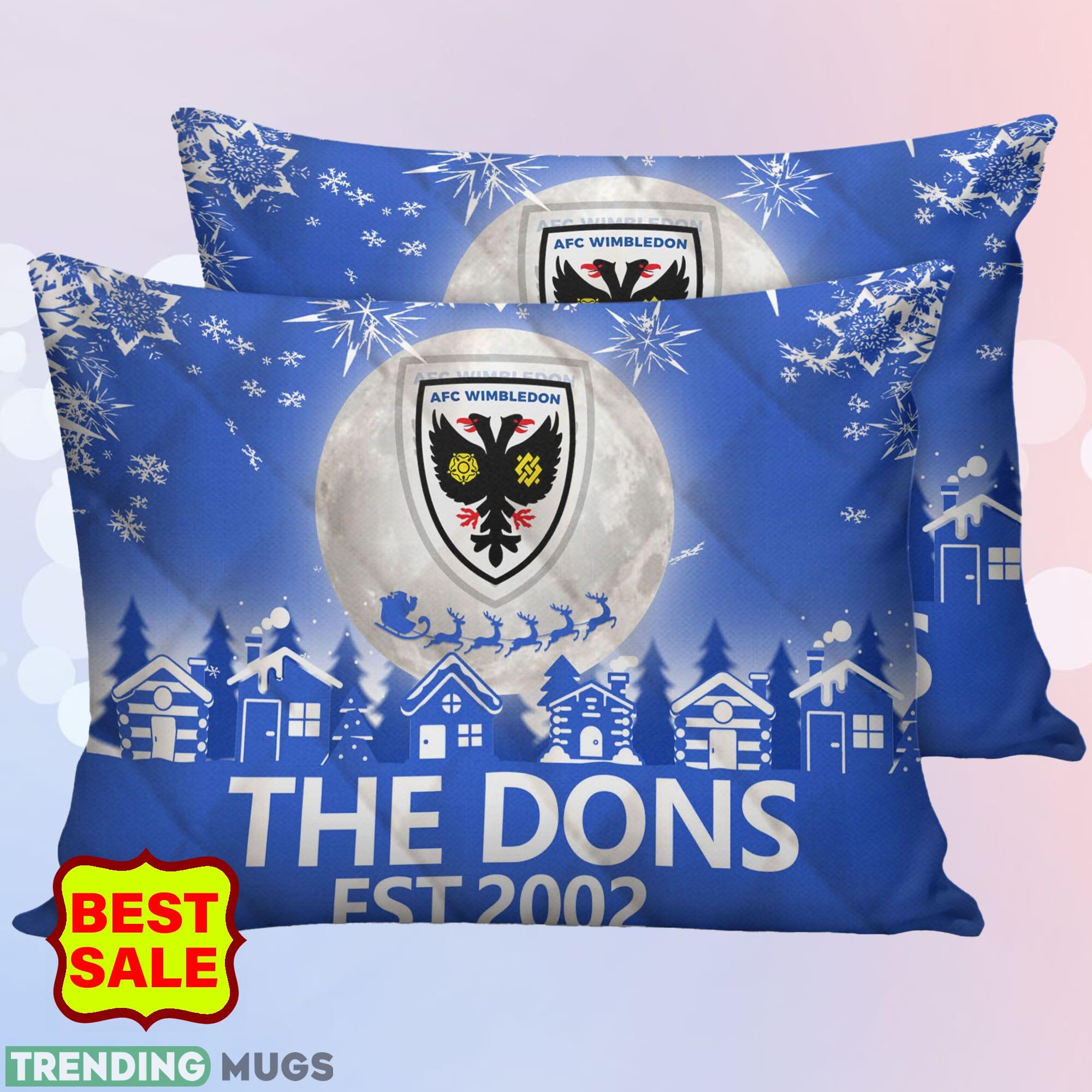 EFL AFC Wimbledon Big Logo Christmas Quilt Sets Blue Full Size King Queen Twin Quilt Set EFL AFC Wimbledon Big Logo Christmas Quilt Sets Blue Full Size King Queen Twin Quilt Set