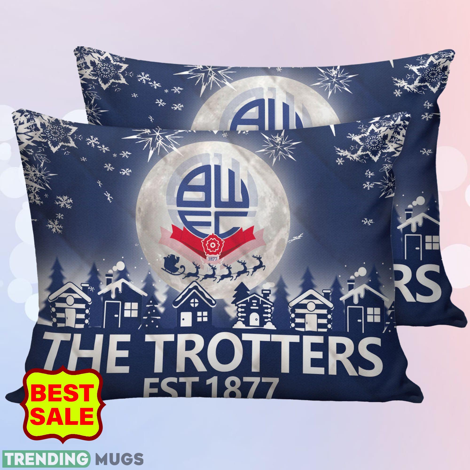 EFL Bolton Wanderers Big Logo Christmas Quilt Sets Full Size King Queen Twin Quilt Set EFL Bolton Wanderers Big Logo Christmas Quilt Sets Full Size King Queen Twin Quilt Set