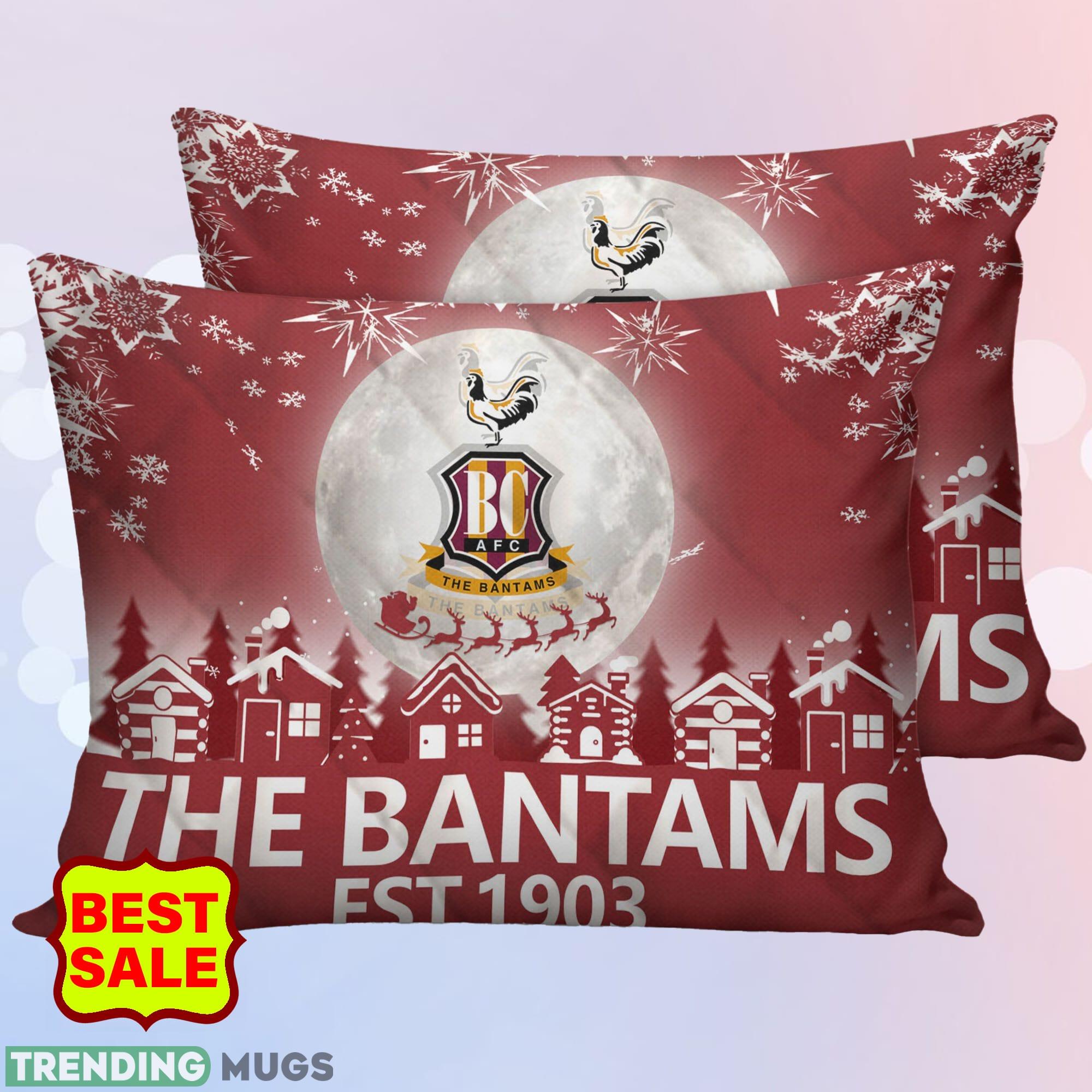 EFL Bradford City Big Logo Christmas Quilt Sets Full Size King Queen Twin Quilt Set EFL Bradford City Big Logo Christmas Quilt Sets Full Size King Queen Twin Quilt Set