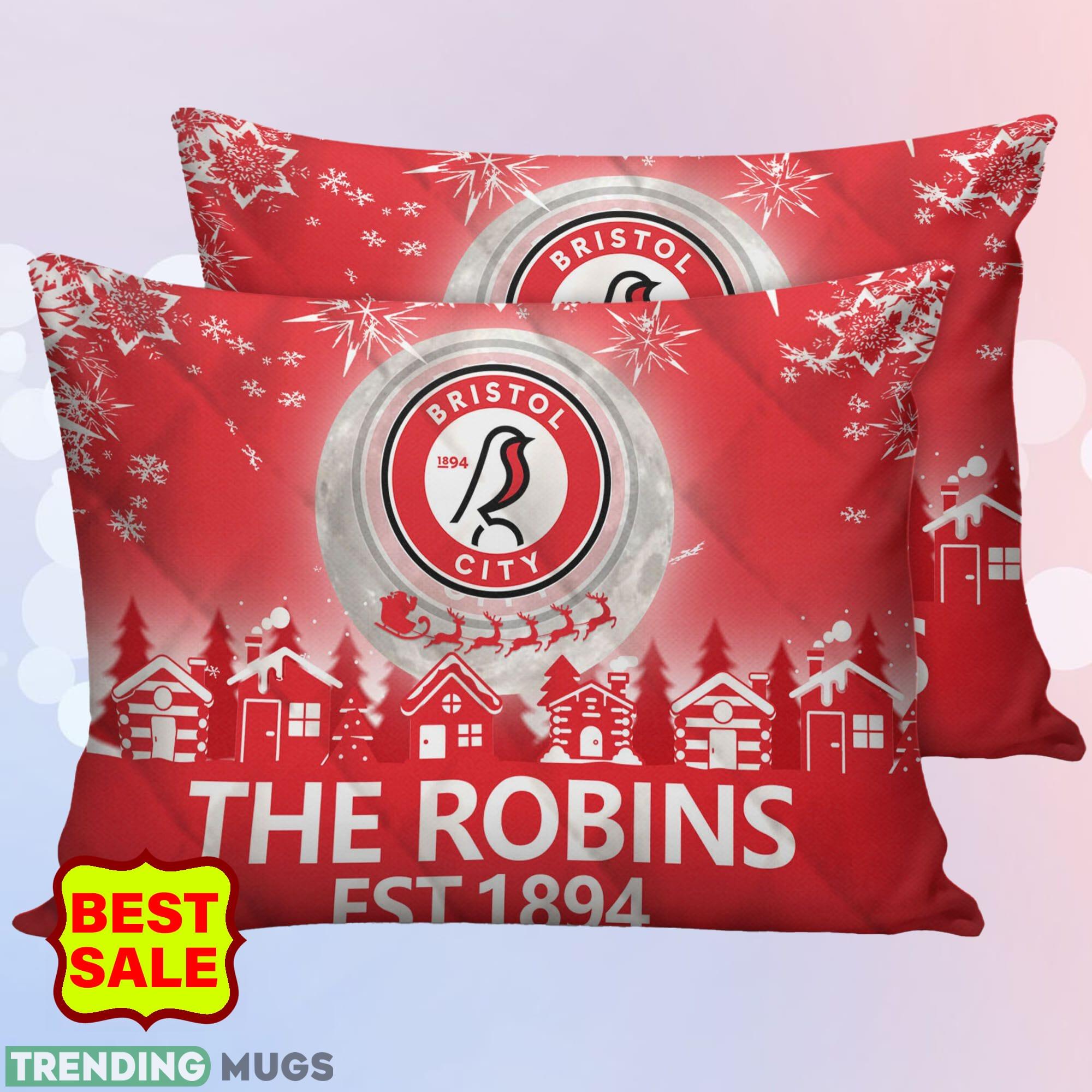 EFL Bristol City Big Logo Christmas Quilt Sets Full Size King Queen Twin Quilt Set EFL Bristol City Big Logo Christmas Quilt Sets Full Size King Queen Twin Quilt Set