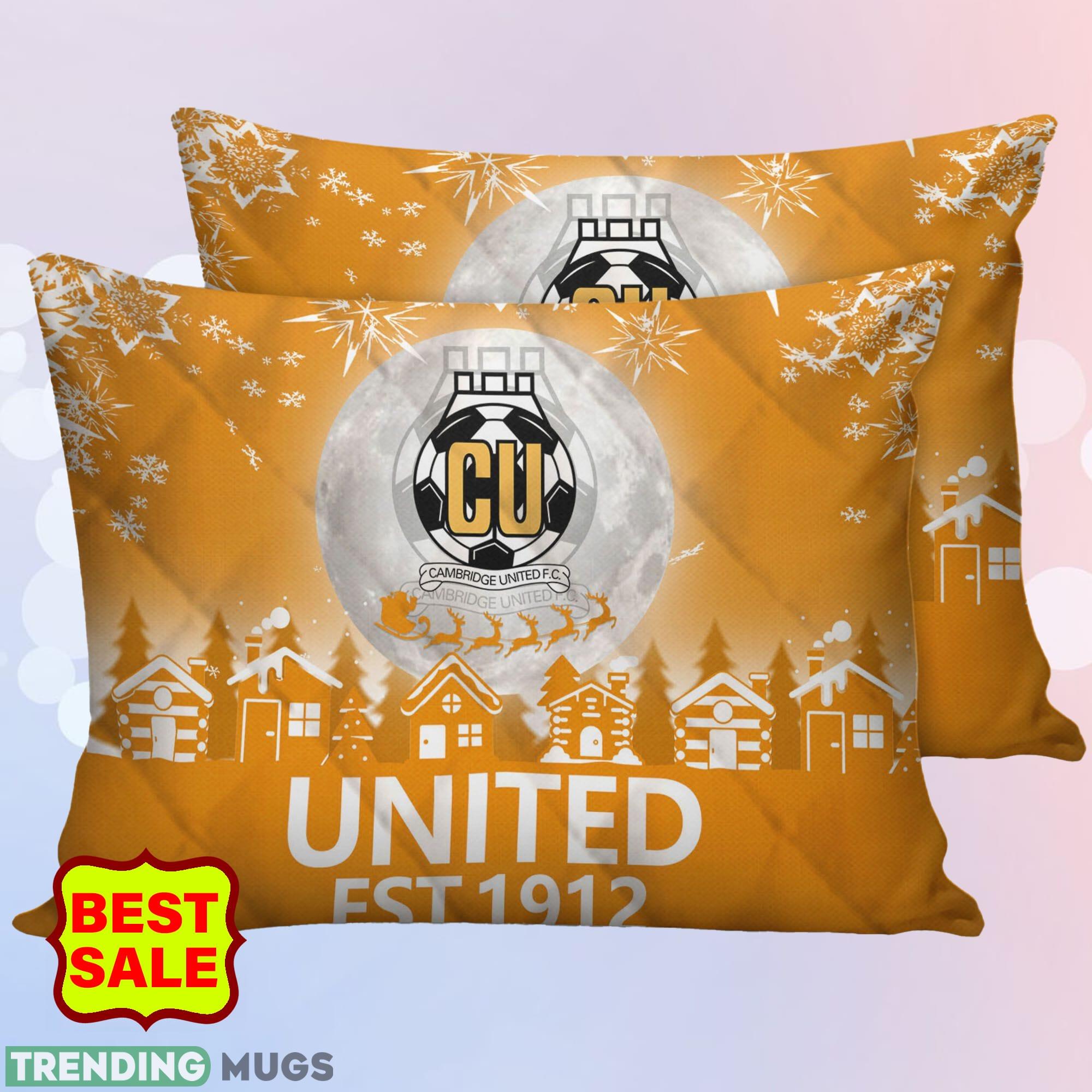 EFL Cambridge United FC Big Logo Christmas Quilt Sets Full Size King Queen Twin Quilt Set EFL Cambridge United FC Big Logo Christmas Quilt Sets Full Size King Queen Twin Quilt Set