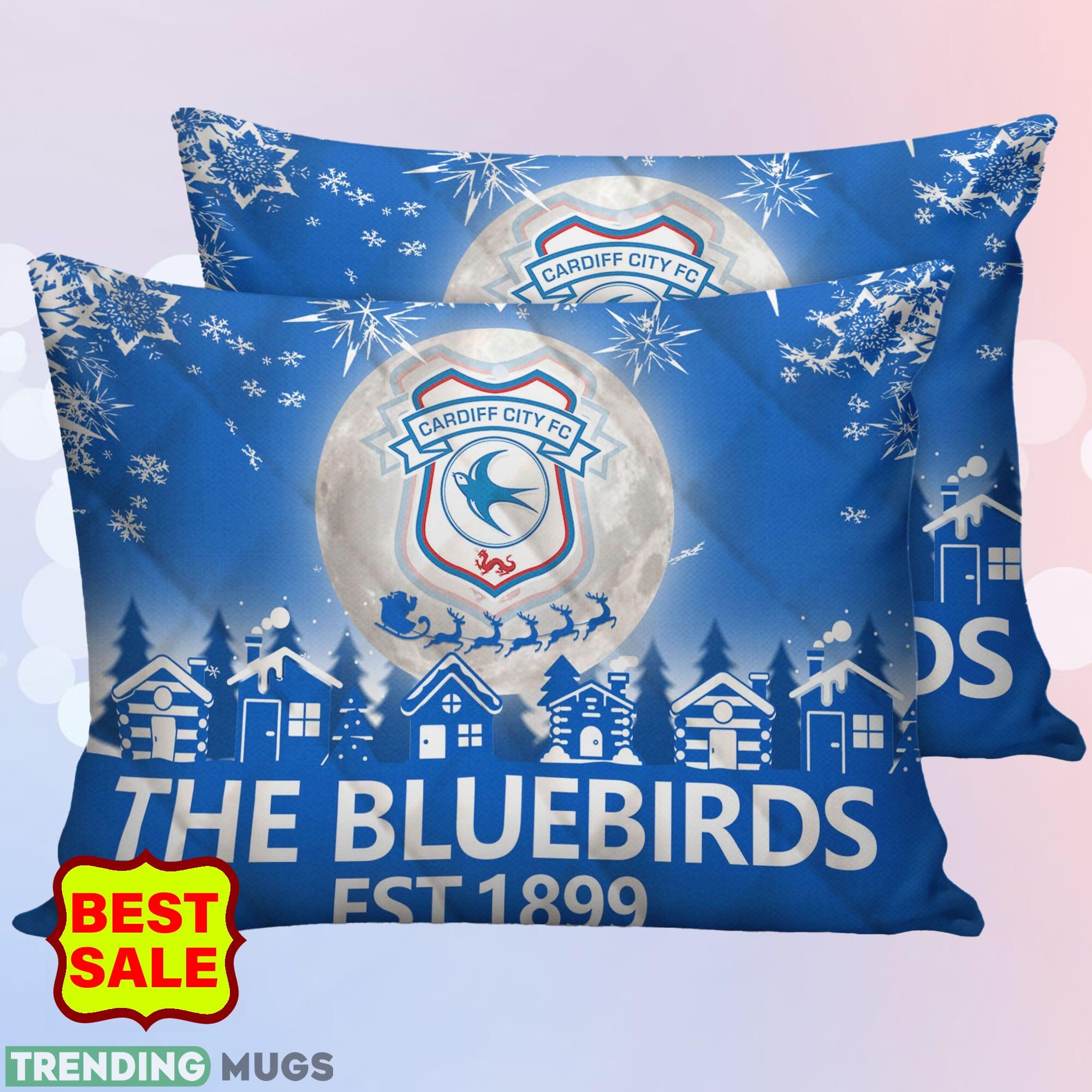 EFL Cardiff City FC Big Logo Christmas Quilt Sets Blue Full Size King Queen Twin Quilt Set EFL Cardiff City FC Big Logo Christmas Quilt Sets Blue Full Size King Queen Twin Quilt Set