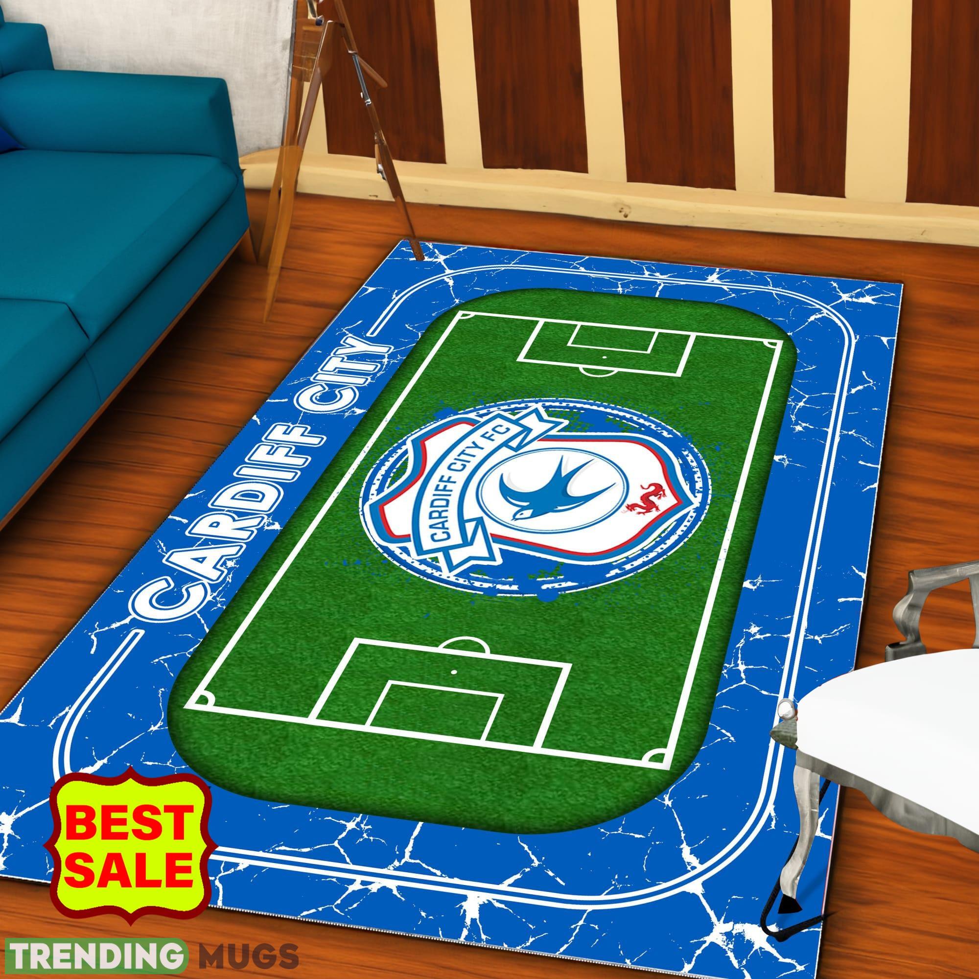 EFL Cardiff City F.C Logo For Fans Area Rugs Living Room Indoor And Outdoor Rugs EFL Cardiff City F.C Logo For Fans Area Rugs Living Room Indoor And Outdoor Rugs