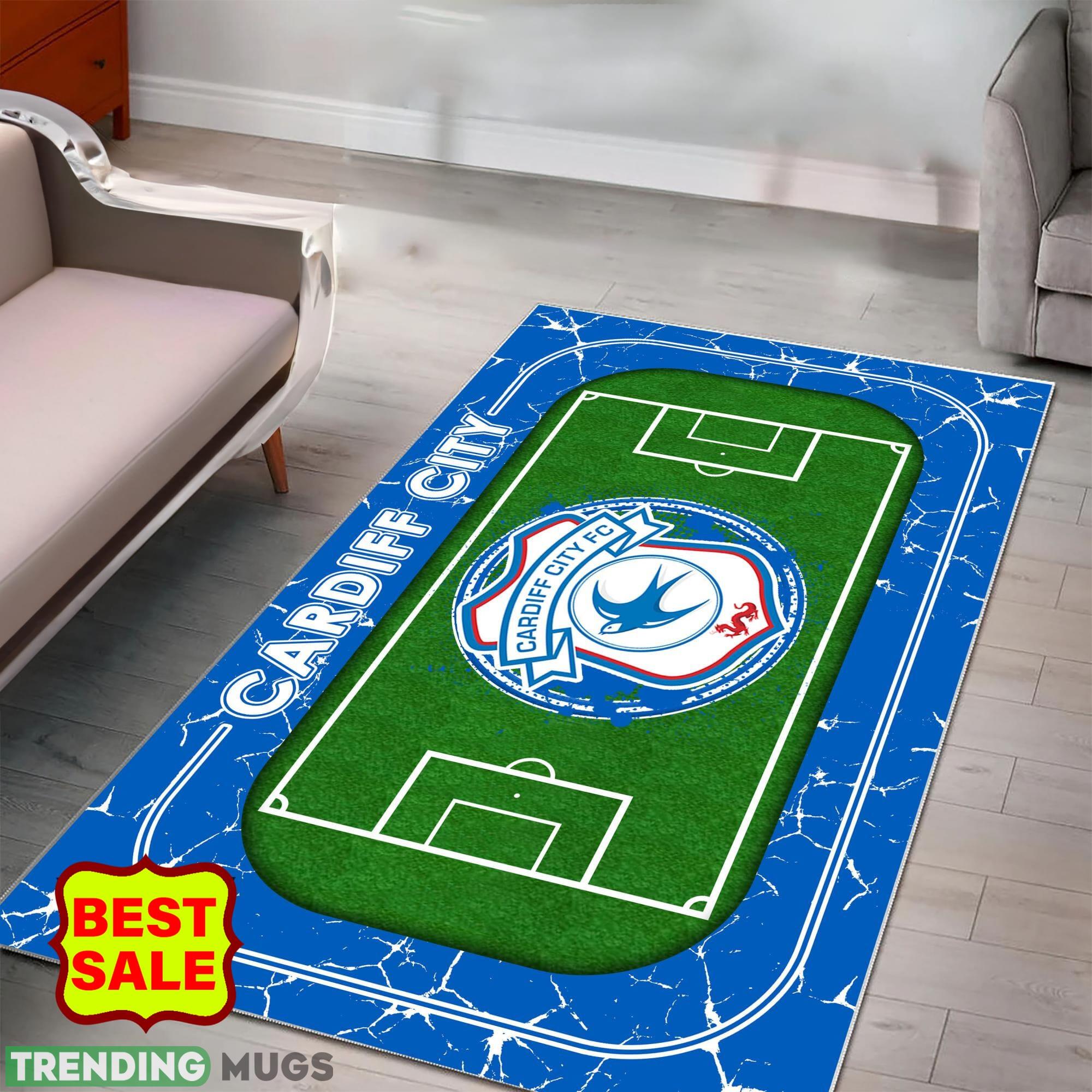 EFL Cardiff City F.C Logo For Fans Area Rugs Living Room Indoor And Outdoor Rugs EFL Cardiff City F.C Logo For Fans Area Rugs Living Room Indoor And Outdoor Rugs