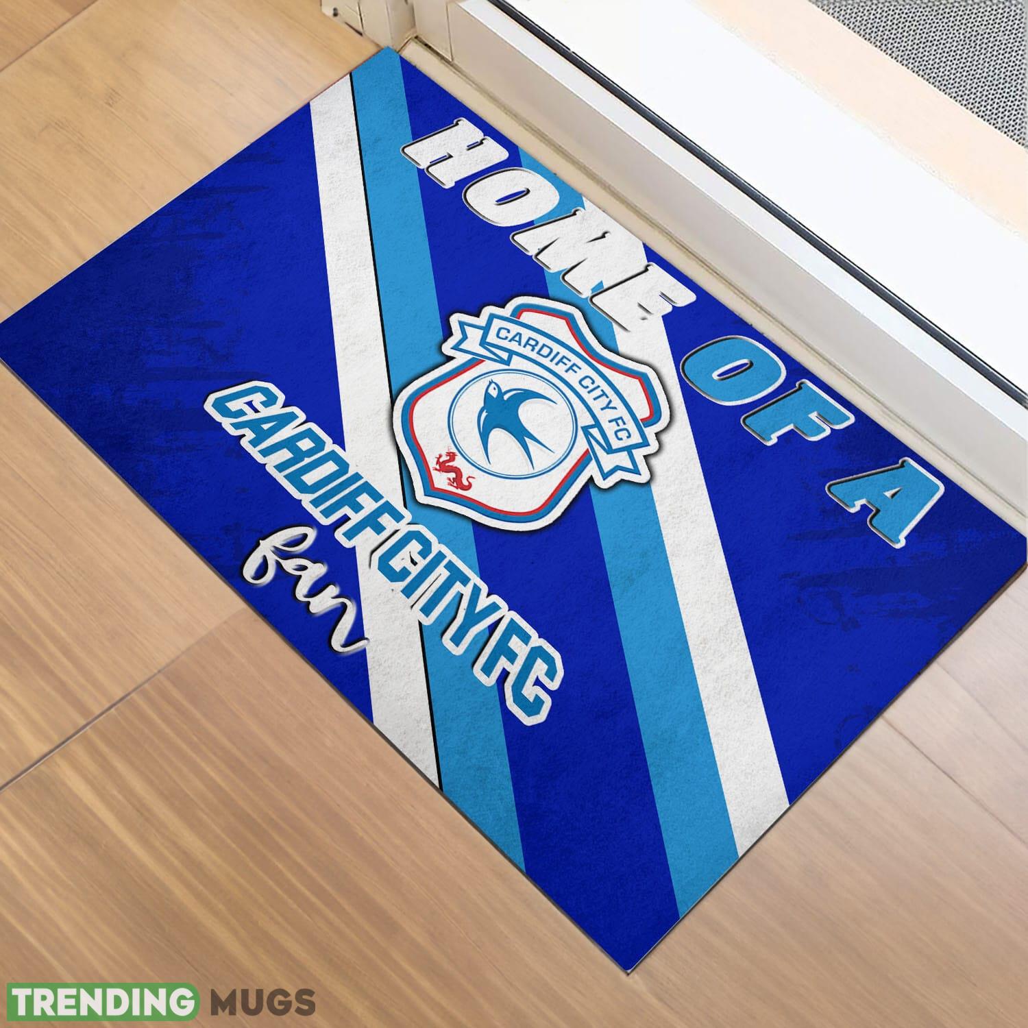 EFL Cardiff City FC Welcom House Doormat Outdoor And Indoor Doormat EFL Cardiff City FC Welcom House Doormat Outdoor And Indoor Doormat