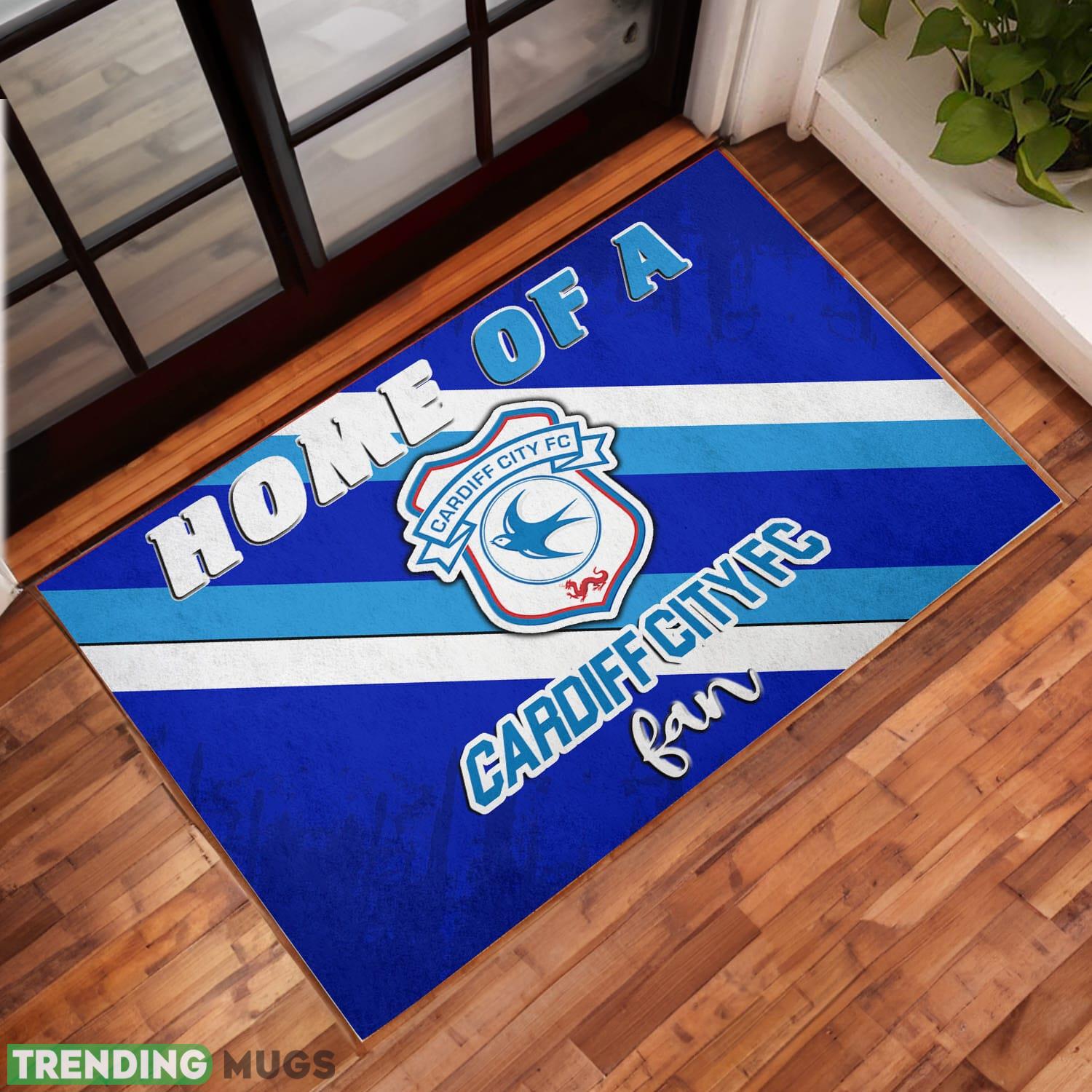 EFL Cardiff City FC Welcom House Doormat Outdoor And Indoor Doormat EFL Cardiff City FC Welcom House Doormat Outdoor And Indoor Doormat